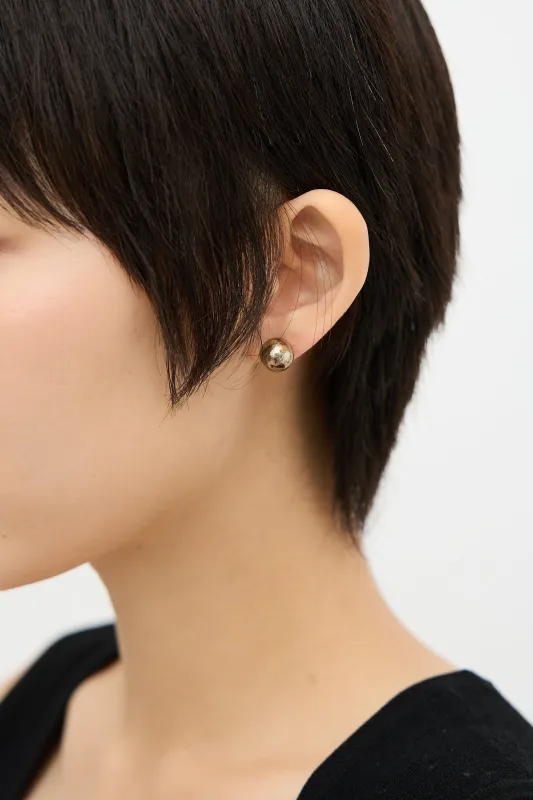Sterling Silver HardWear Ball Earrings made by Tiffany & Co.