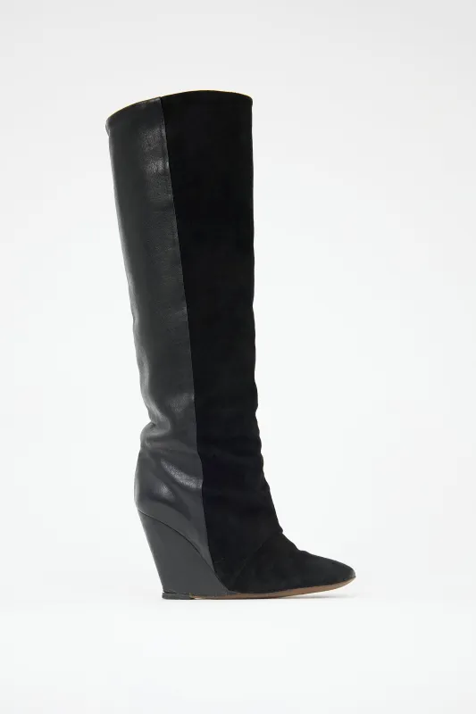 Leather & Suede Prescott Boot made by Isabel Marant
