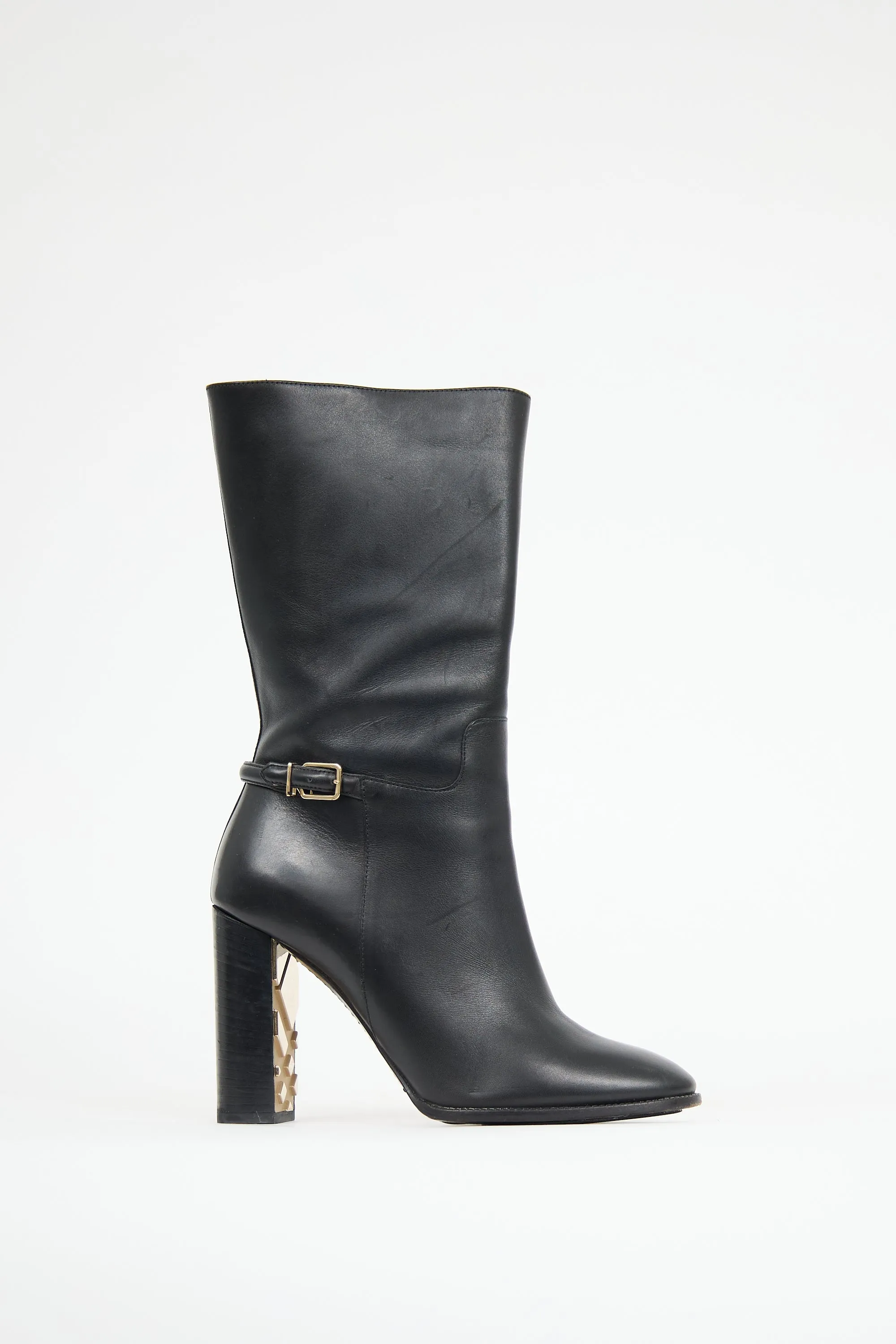 Leather Marling Boot sold by VSP Consignment