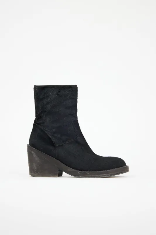 Leather Low Heel Boot sold by VSP Consignment