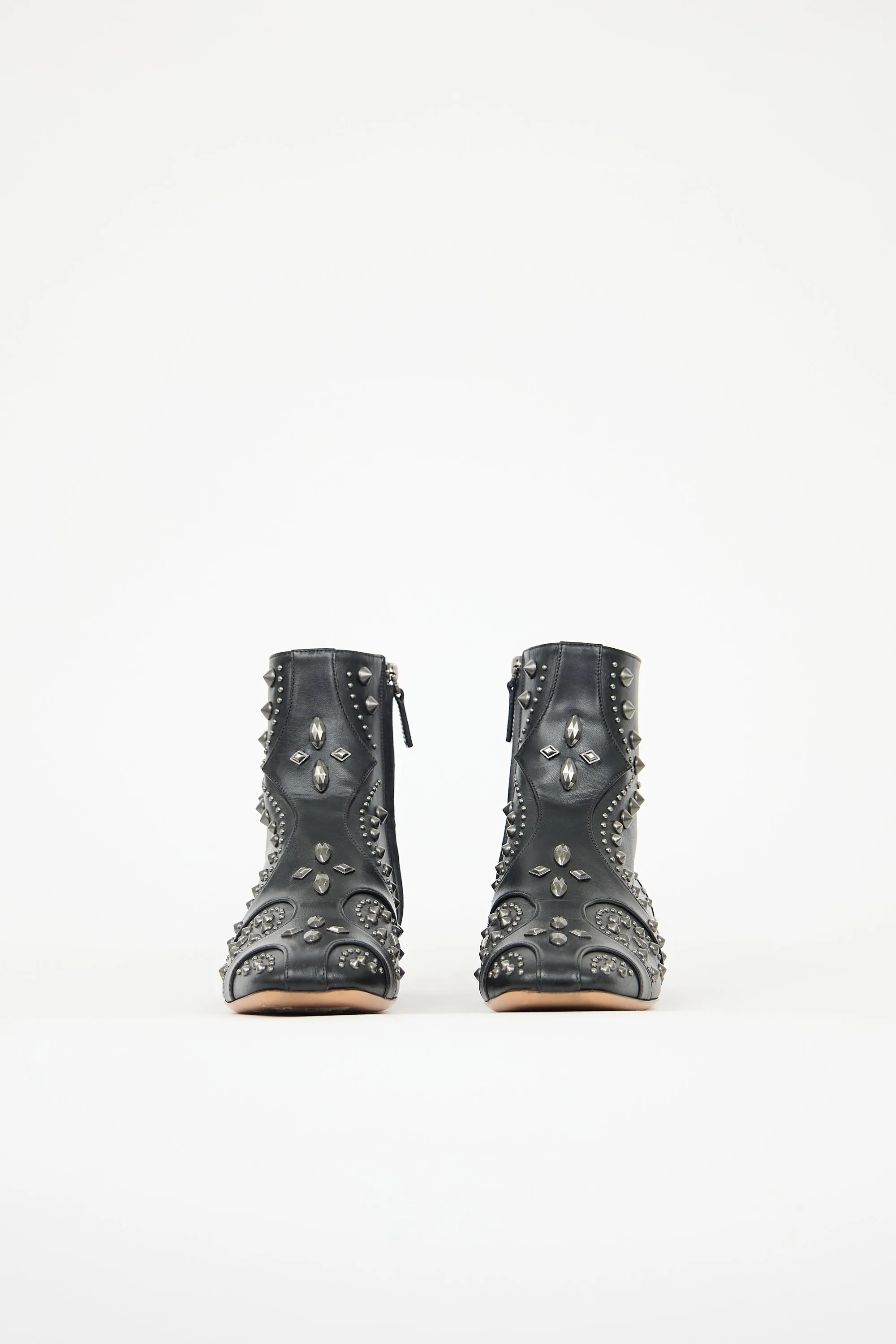 Leather Studded Boot sold by VSP Consignment product image thumbnail 3
