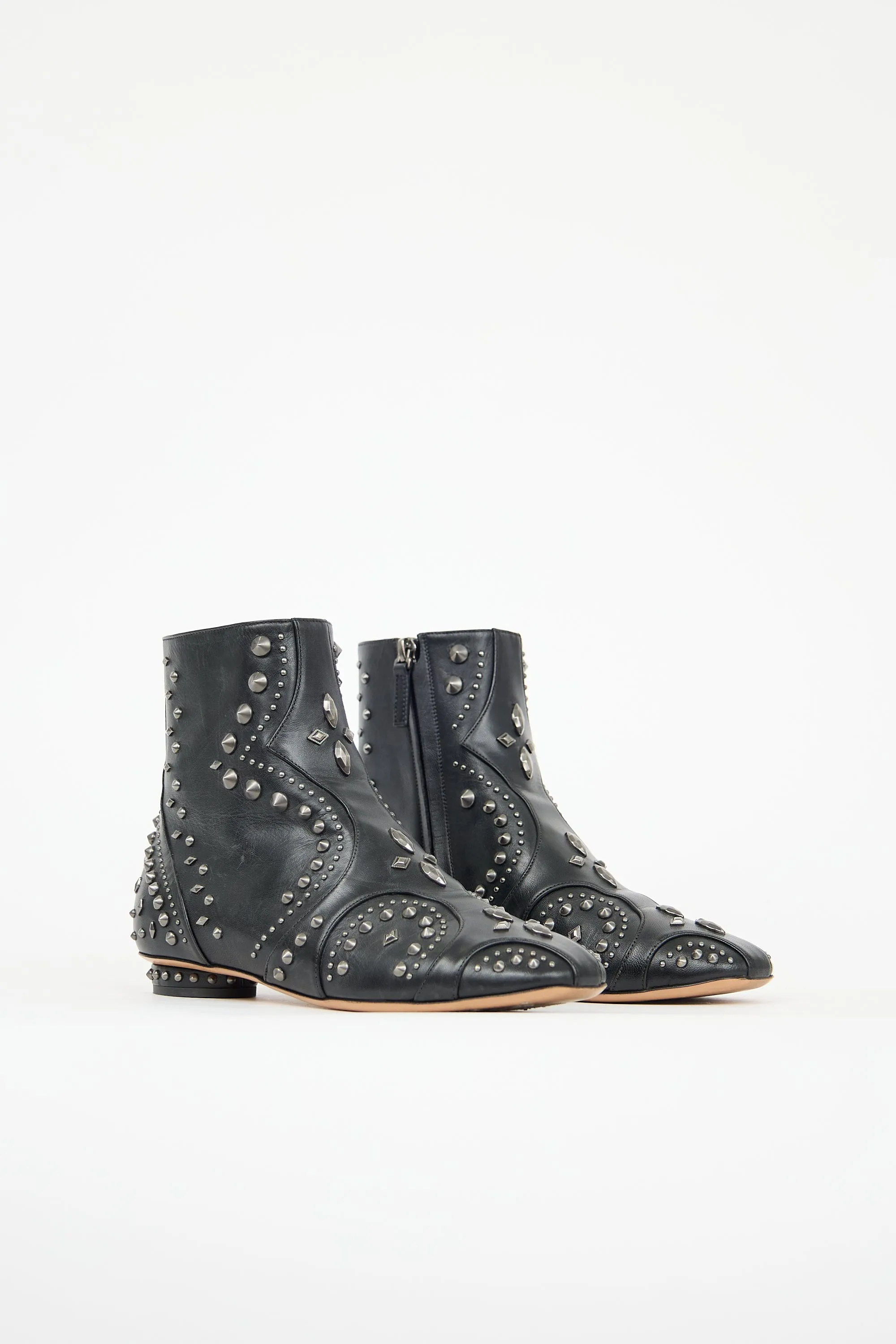 Leather Studded Boot sold by VSP Consignment product image thumbnail 2