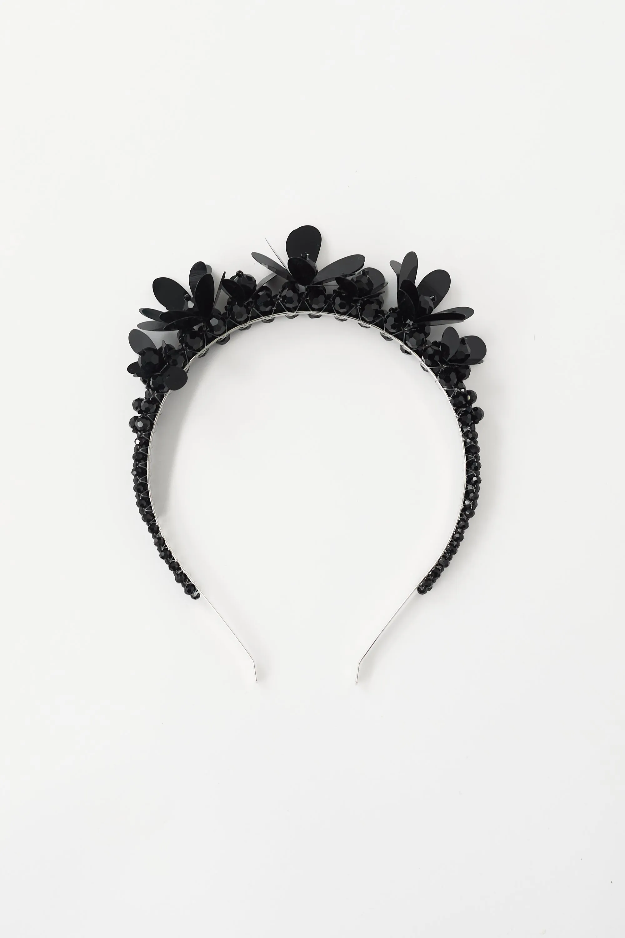 Beaded Floral Headband sold by VSP Consignment
