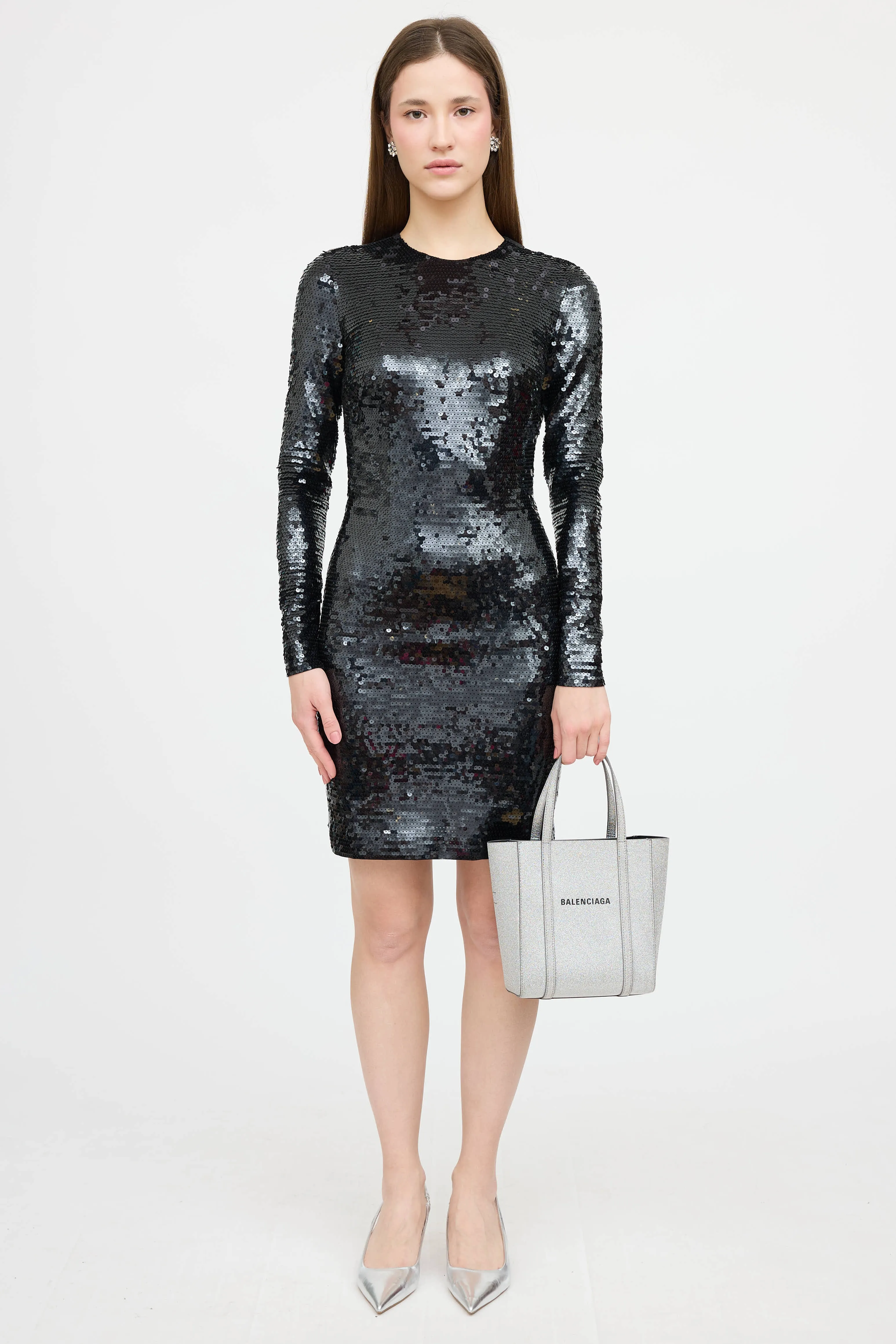 Every Glitter Logo Tote sold by VSP Consignment product image thumbnail 2