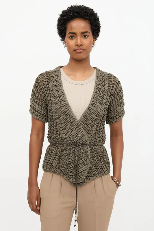 Short Sleeve Cardigan sold by VSP Consignment