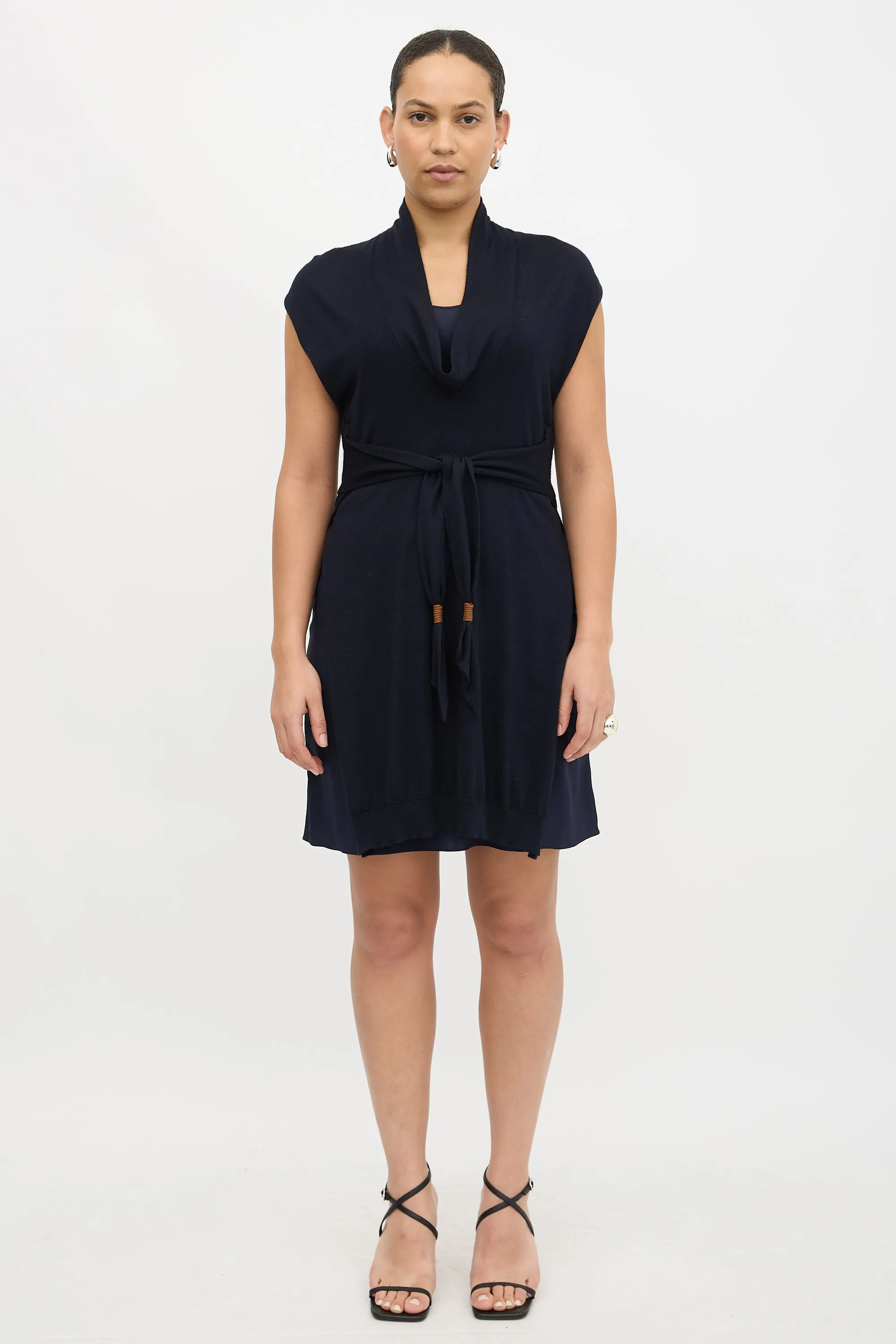 Cashmere & Silk Layered Dress sold by VSP Consignment product image thumbnail 2