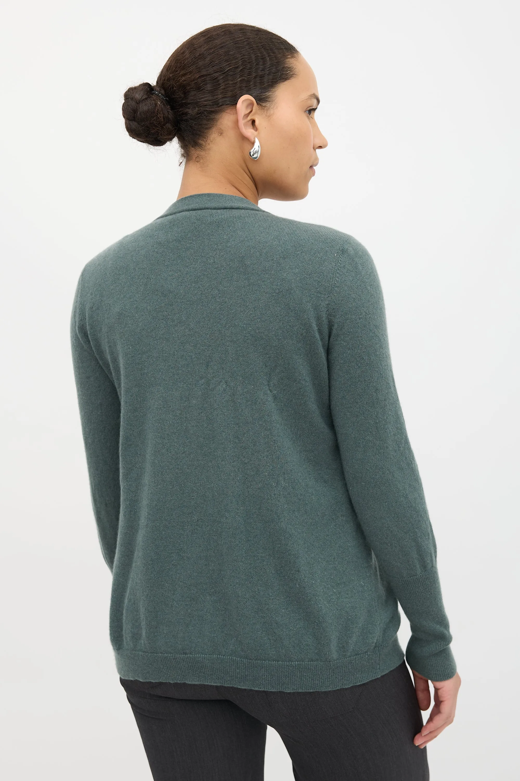 Cashmere Single Button Cardigan sold by VSP Consignment product image thumbnail 4