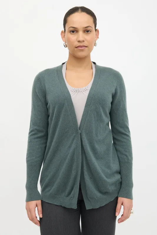 Cashmere Single Button Cardigan sold by VSP Consignment