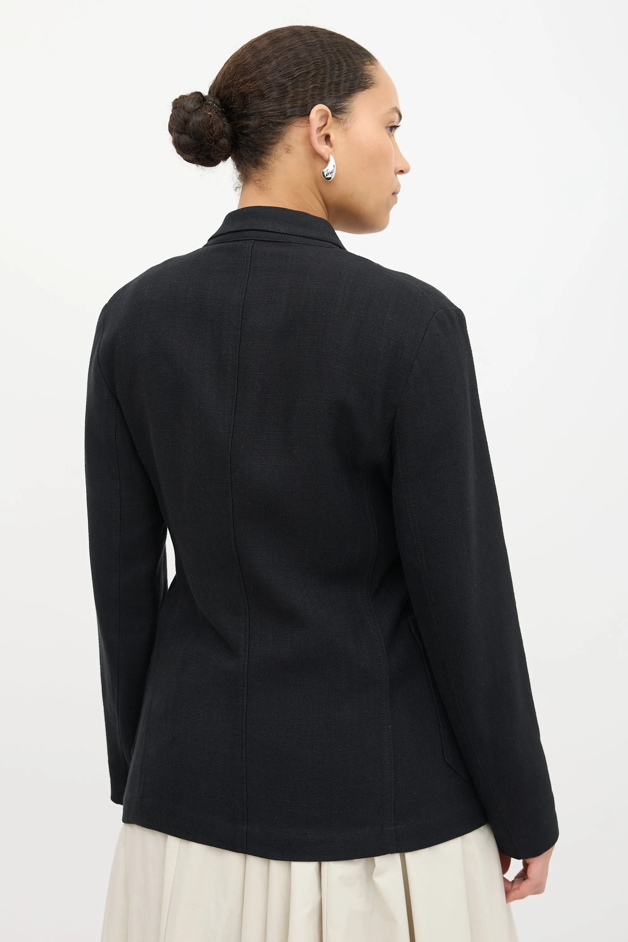 Linen Slim Blazer sold by VSP Consignment product image thumbnail 4