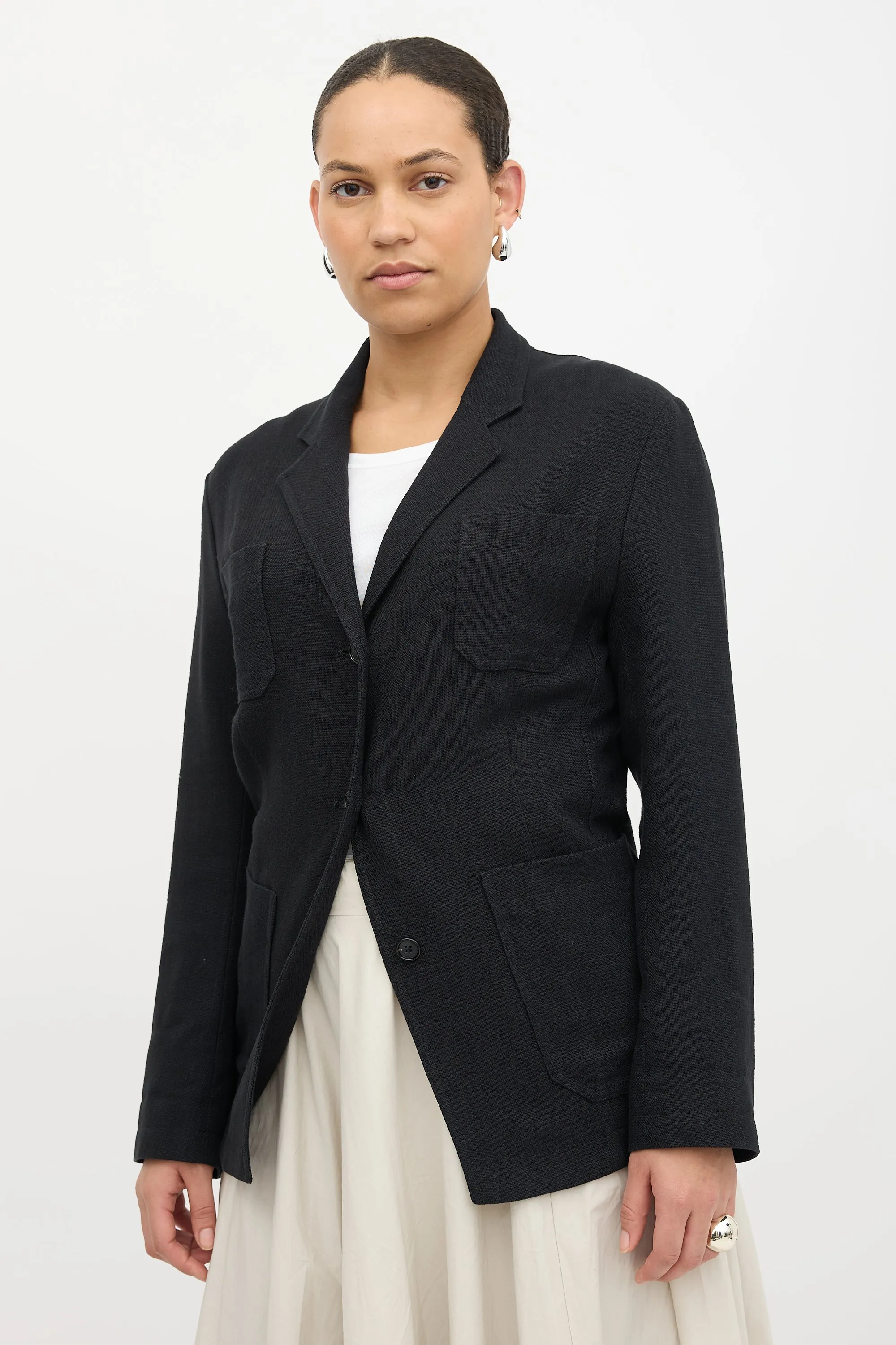 Linen Slim Blazer sold by VSP Consignment product image thumbnail 3