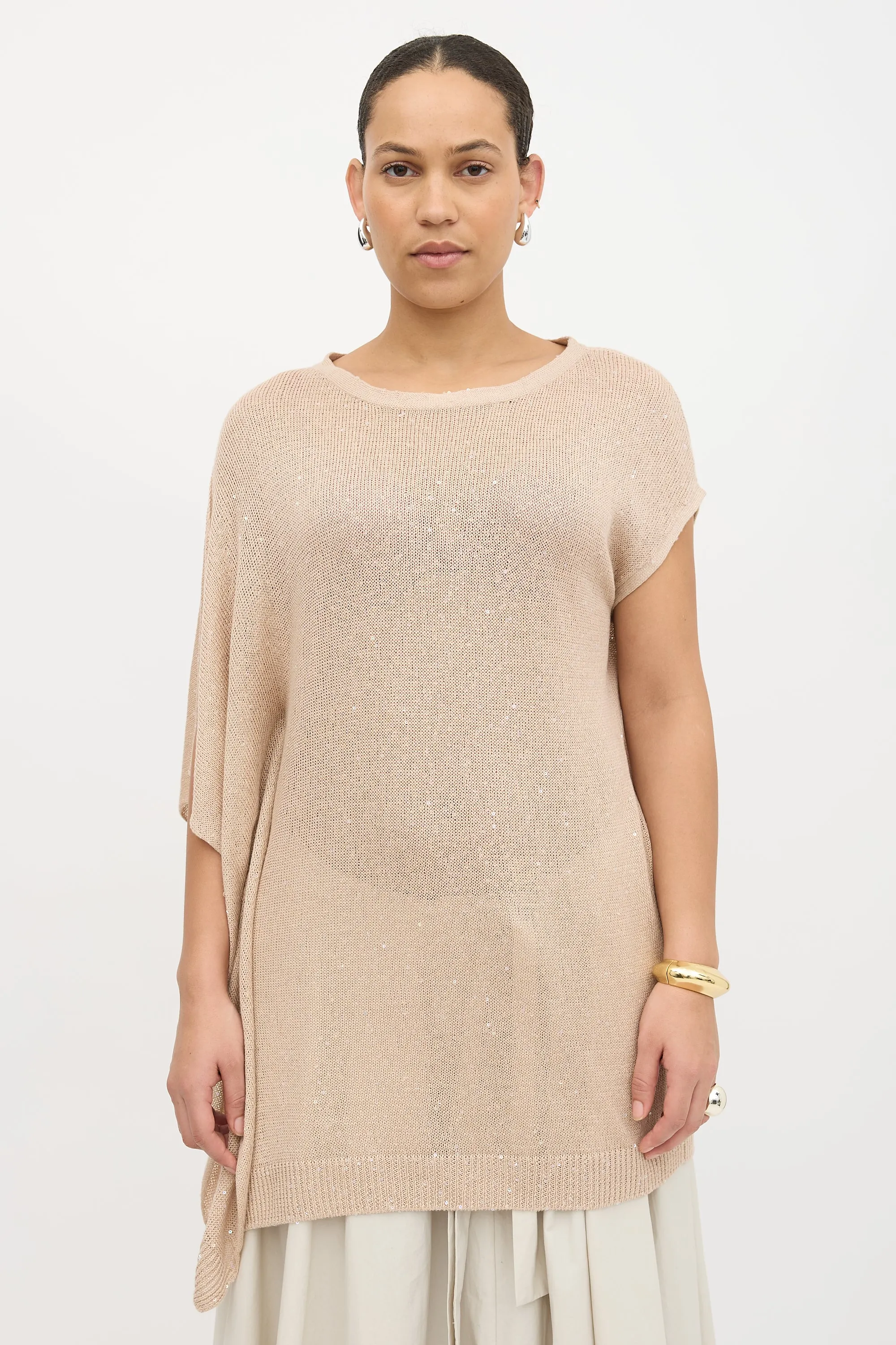 Knit Asymmetrical Top sold by VSP Consignment