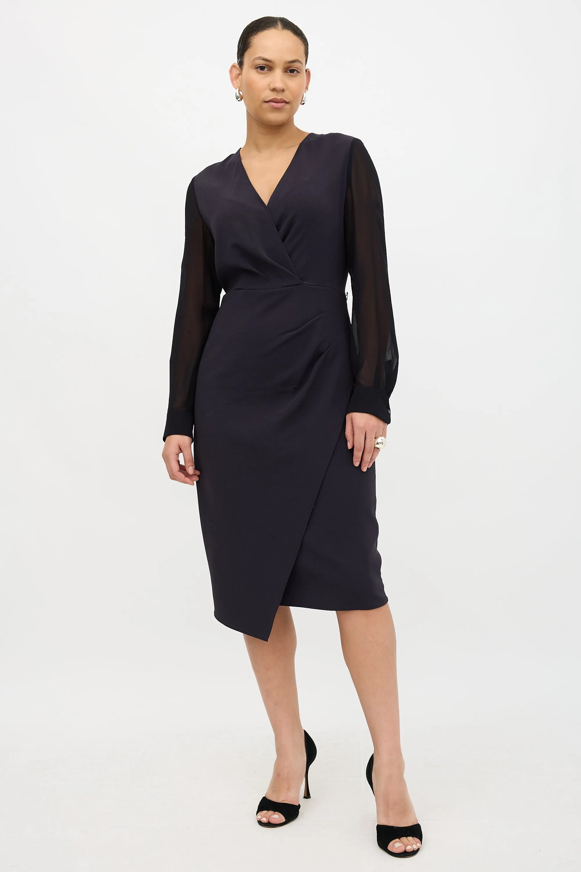 Faux Wrap Dress sold by VSP Consignment product image thumbnail 5