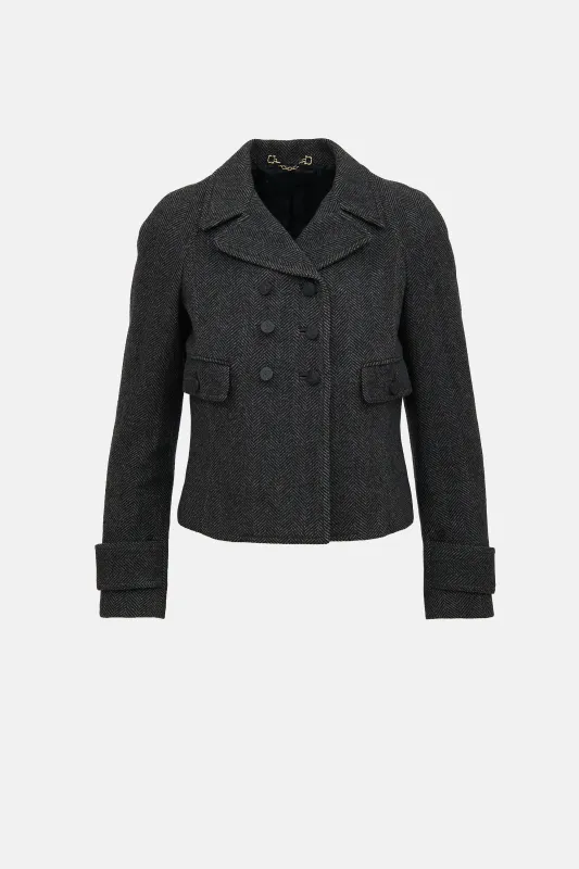 FW 2007 Wool Patterned Jacket sold by VSP Consignment