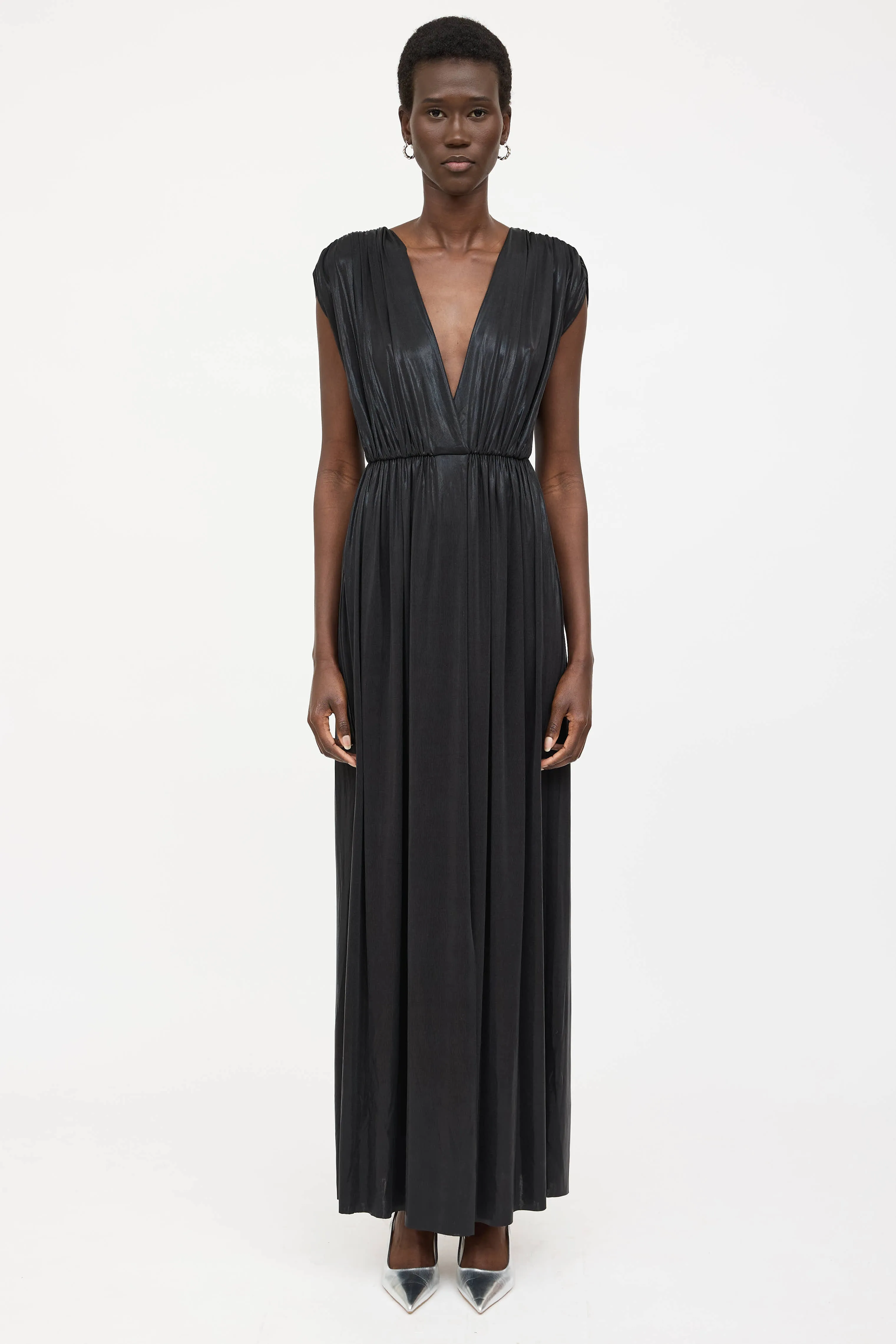 Gathered Athena Gown sold by VSP Consignment product image thumbnail 2