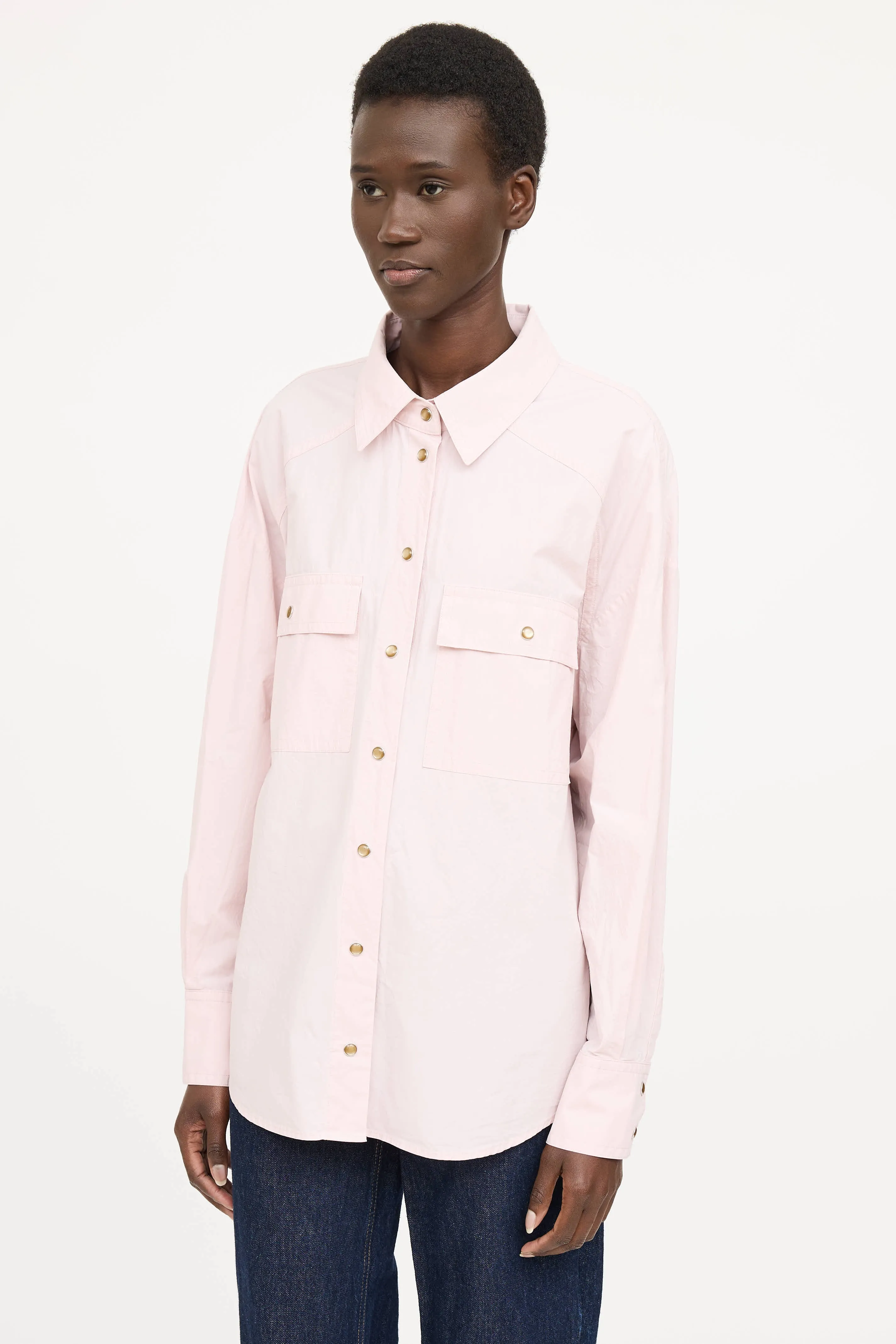 Cotton Bea Snap Shirt sold by VSP Consignment product image thumbnail 3