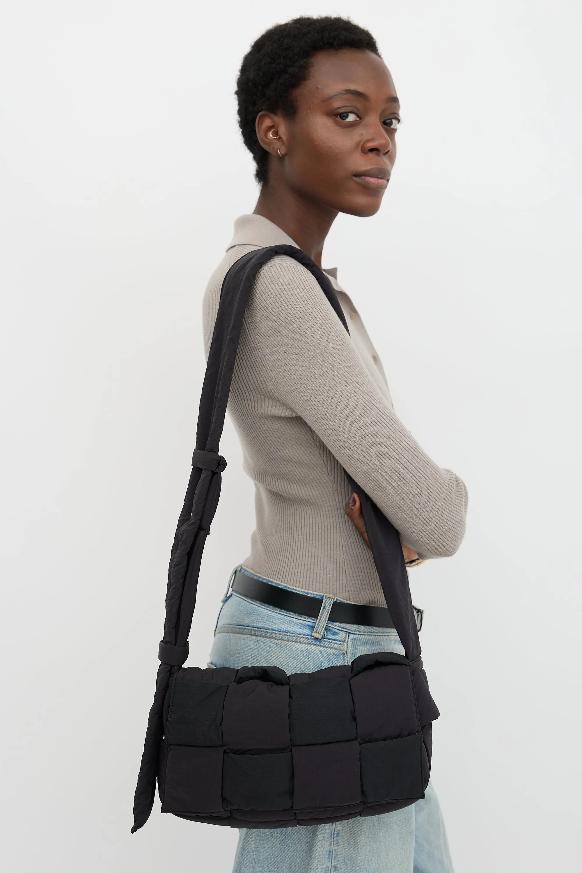 Nylon Intreccio Cassette Bag sold by VSP Consignment product image thumbnail 4