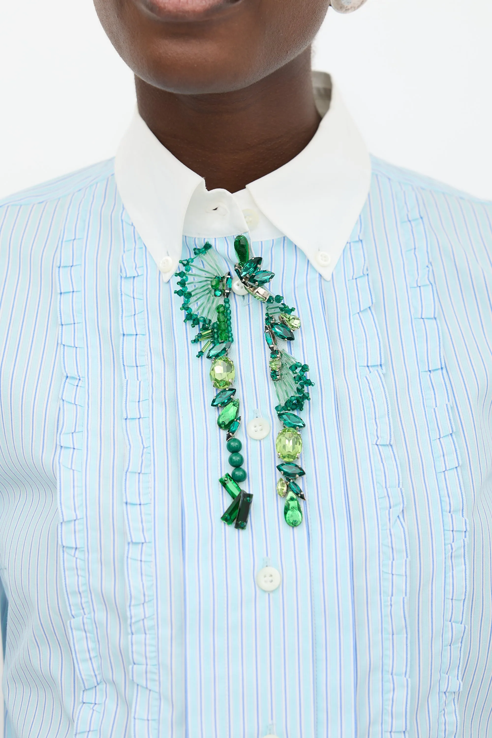 Stripe & Gem Shirt sold by VSP Consignment product image thumbnail 2