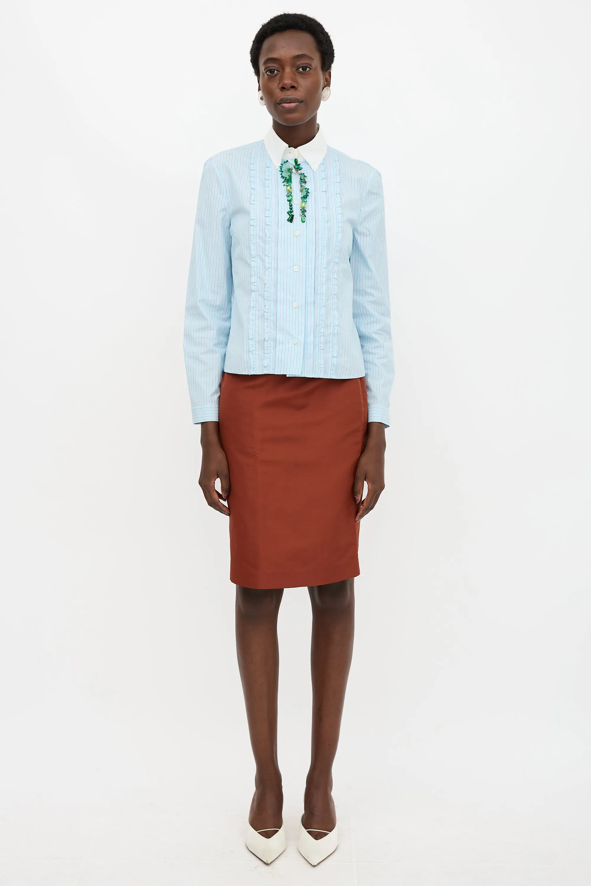 Stripe & Gem Shirt sold by VSP Consignment product image thumbnail 3