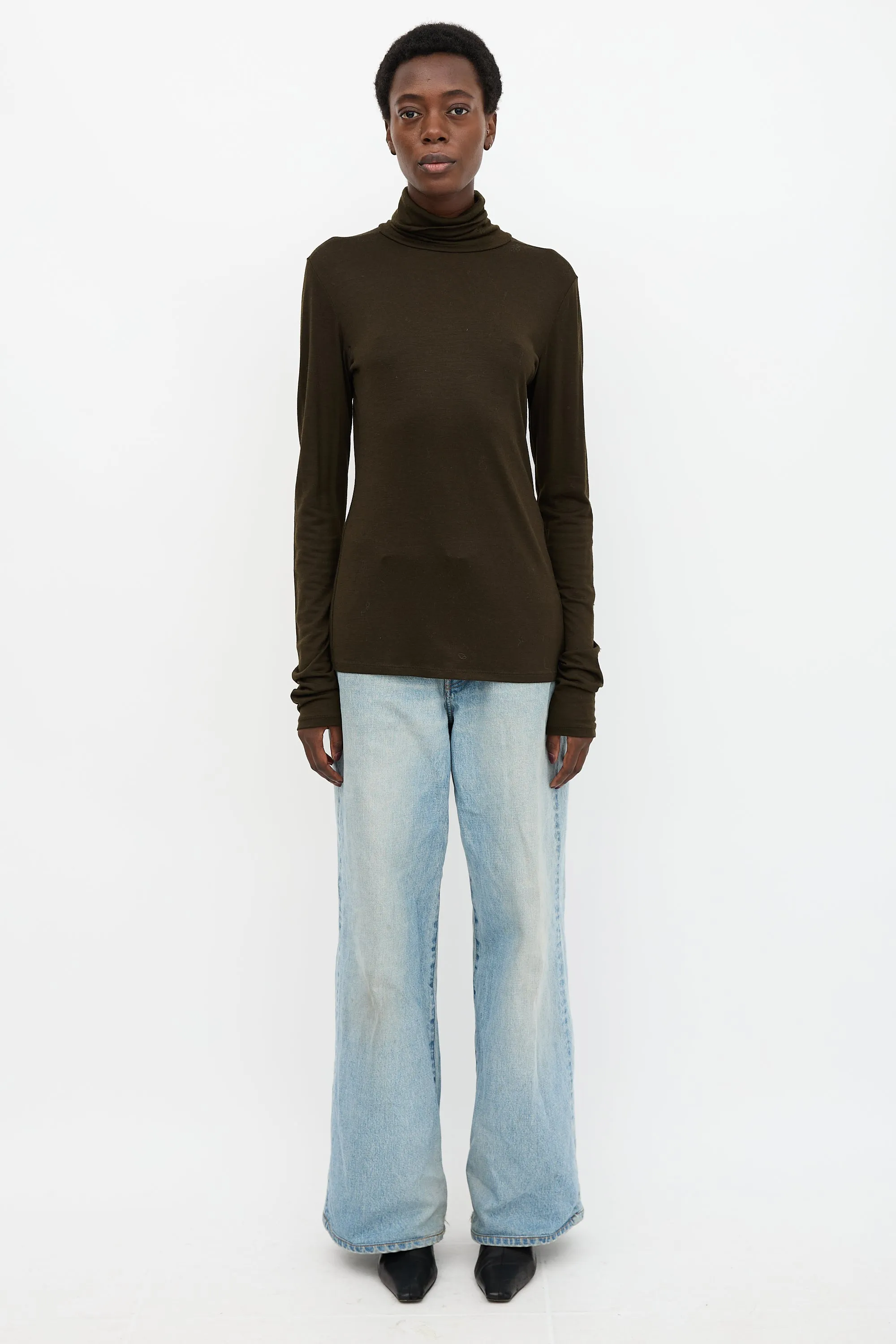 Wool Turtleneck Top sold by VSP Consignment product image thumbnail 5