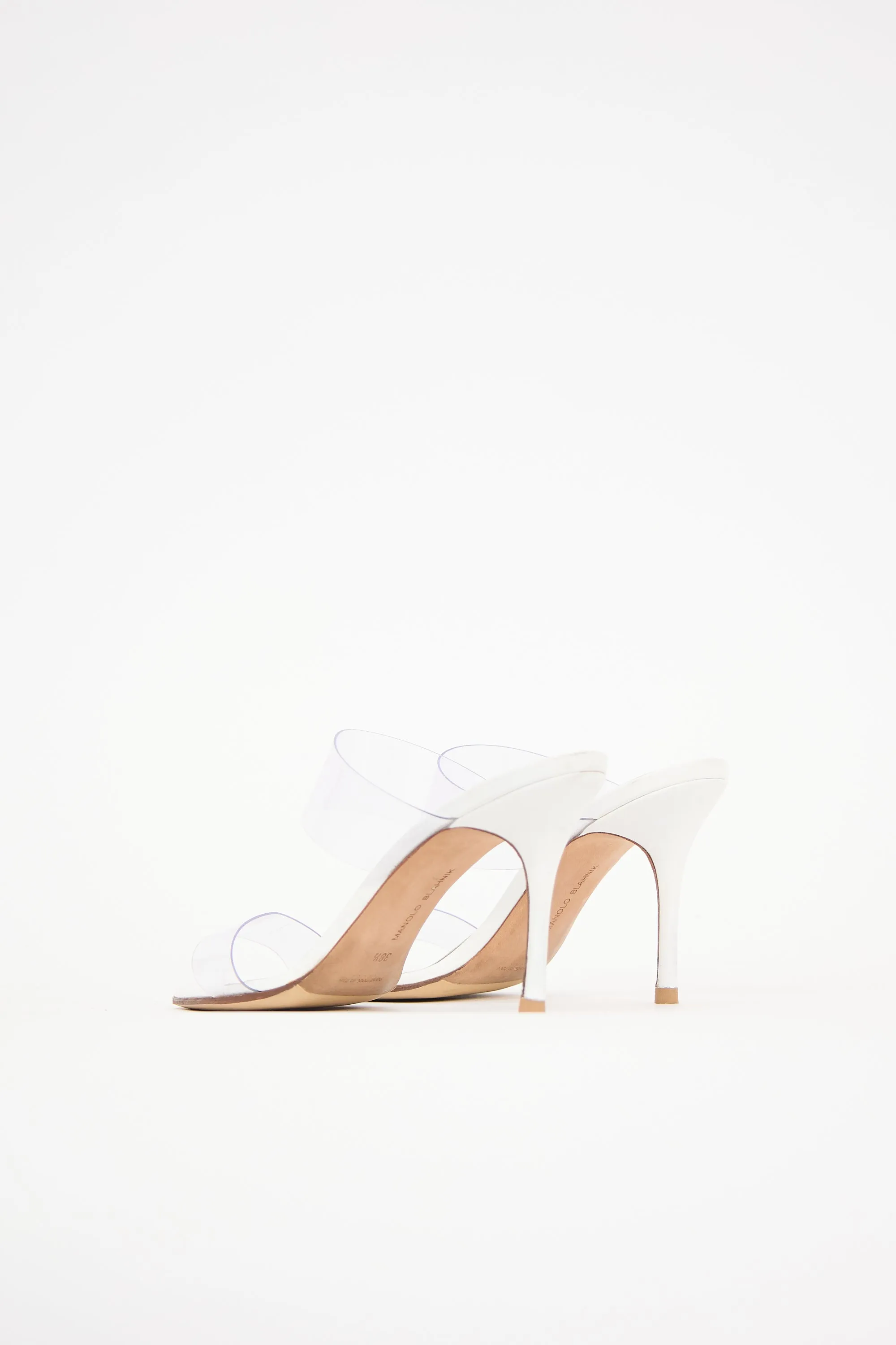 Leather & PVC Scolto Sandal sold by VSP Consignment product image thumbnail 4