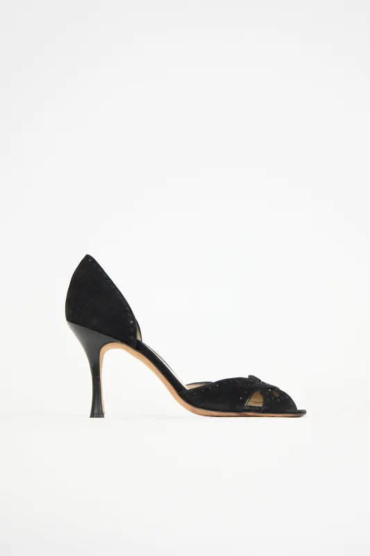 Suede D'Orsay Pump sold by VSP Consignment