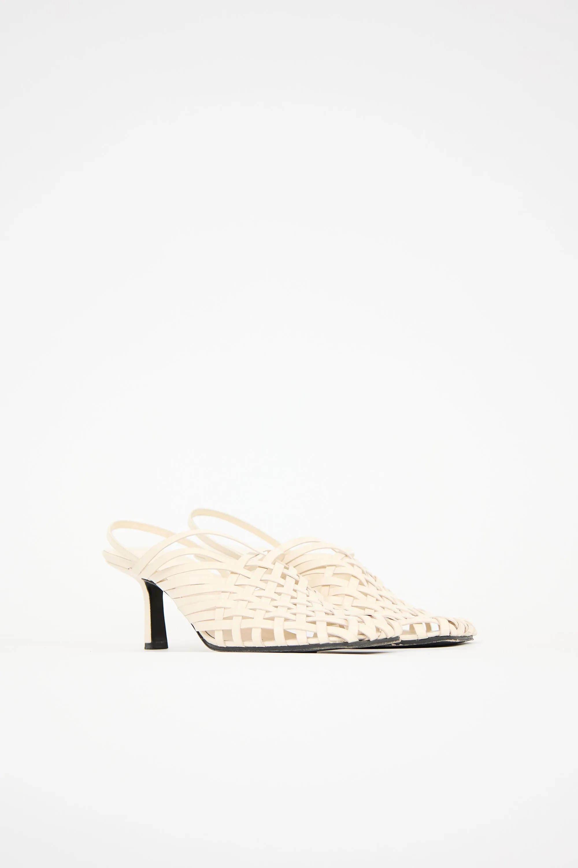 Leather Woven Mule sold by VSP Consignment product image thumbnail 2