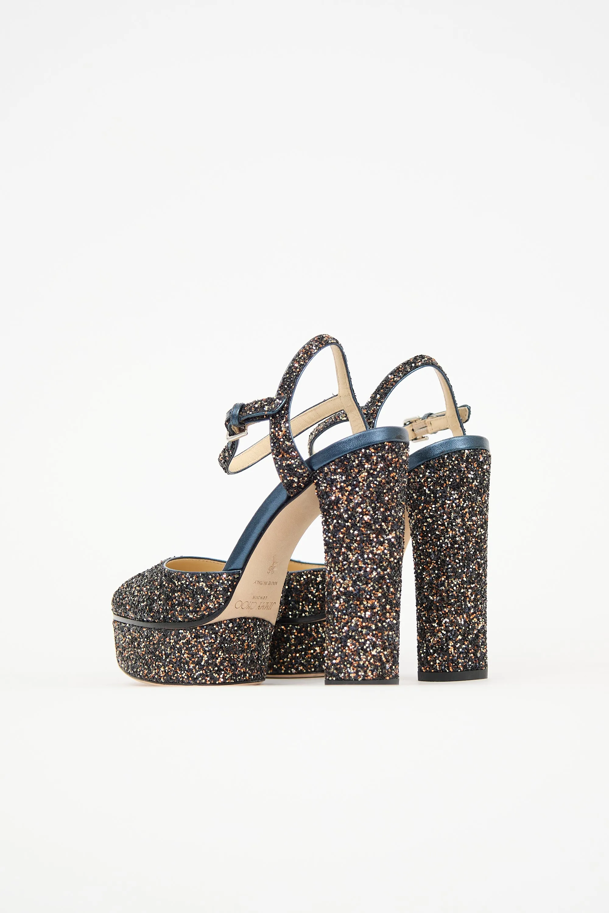 Glitter Maple Platform Heel sold by VSP Consignment product image thumbnail 4