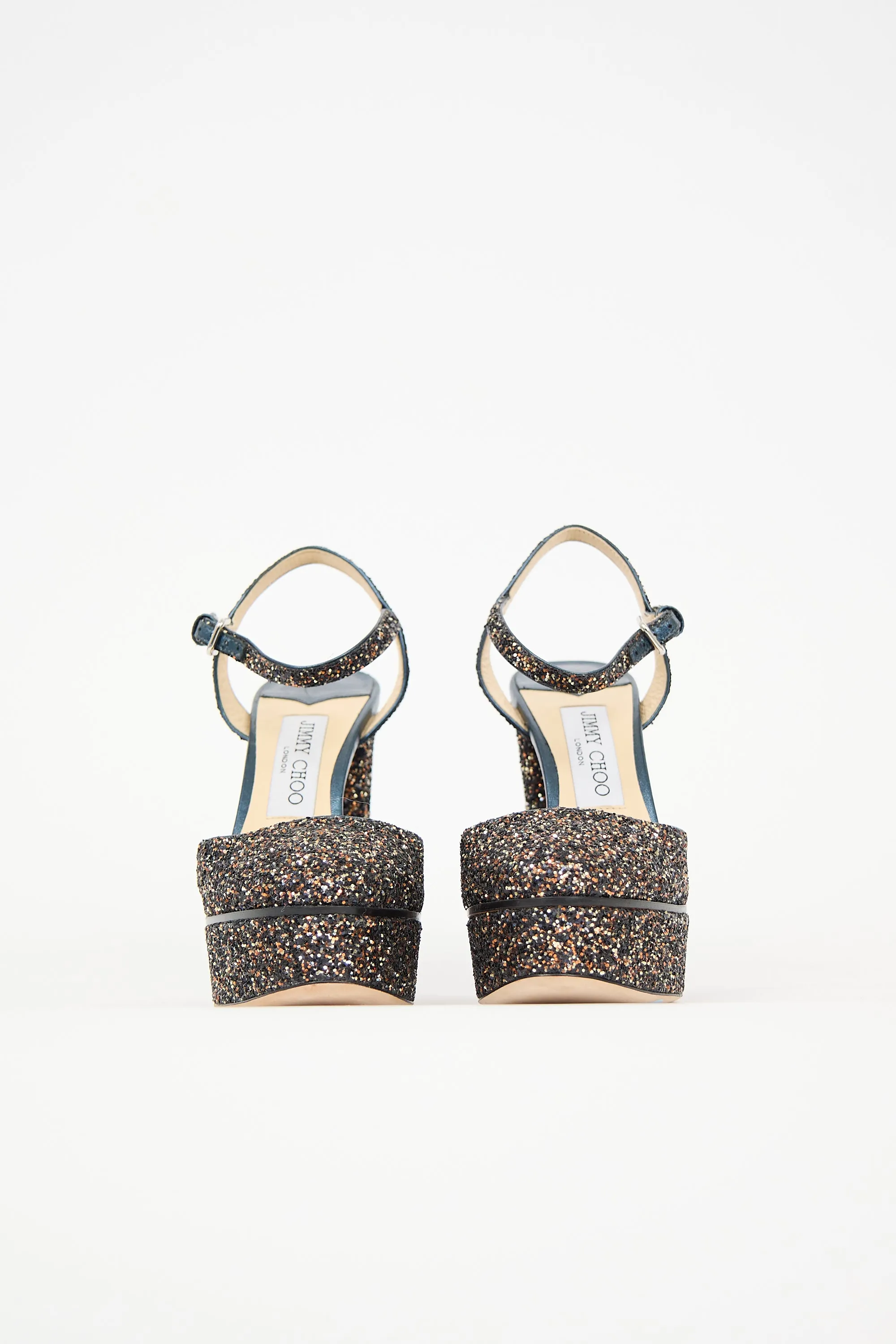 Glitter Maple Platform Heel sold by VSP Consignment product image thumbnail 3