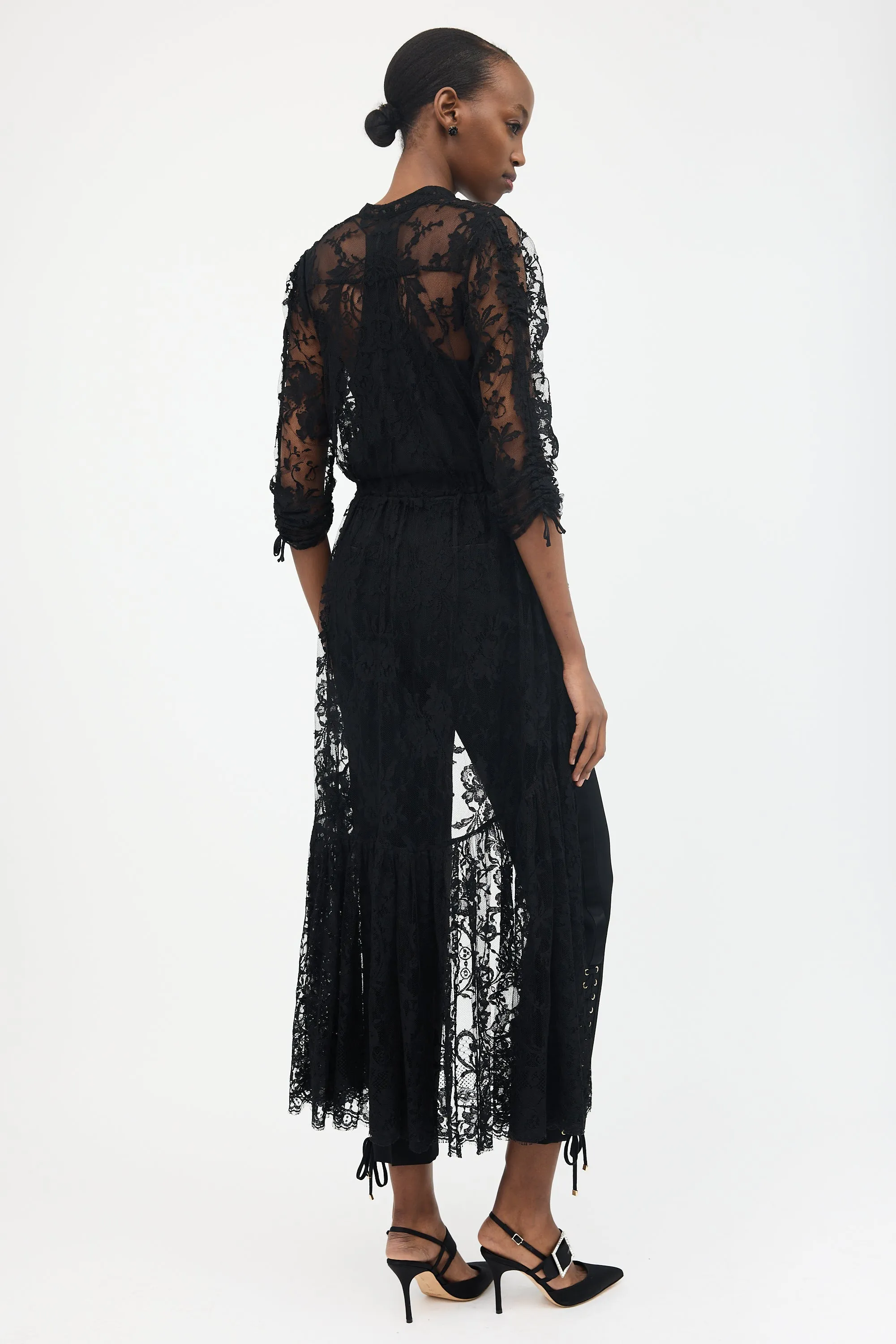 Lace Hi-Low Shirt sold by VSP Consignment product image thumbnail 4