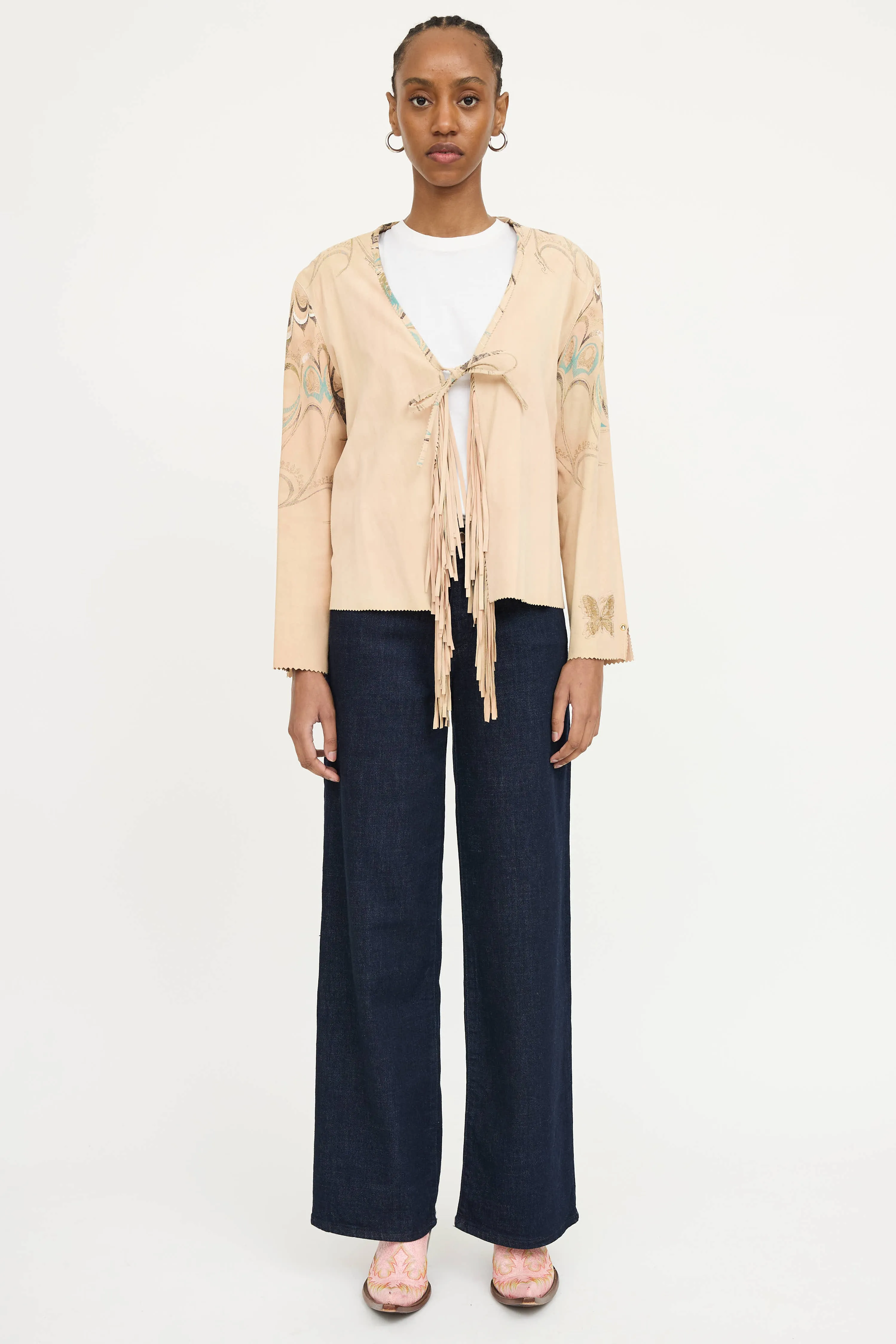 2004 Suede Fringe Jacket sold by VSP Consignment product image thumbnail 2