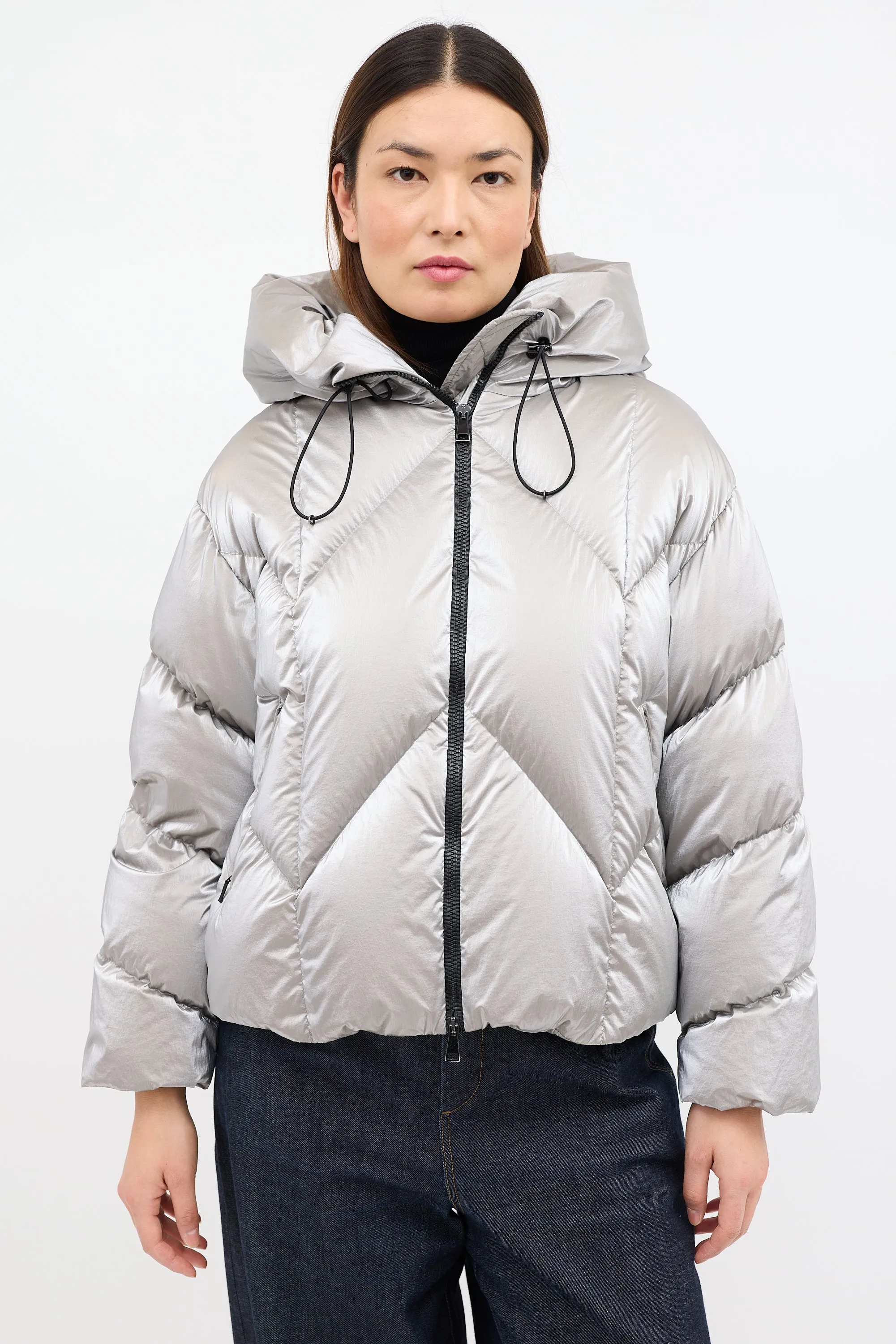 Down Frele Chevron Puffer Jacket sold by VSP Consignment product image thumbnail 3