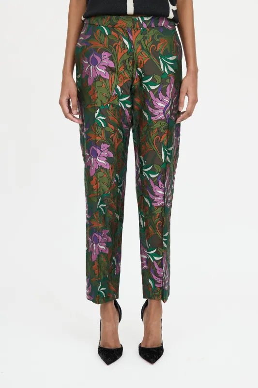 Floral Jacquard Pant sold by VSP Consignment