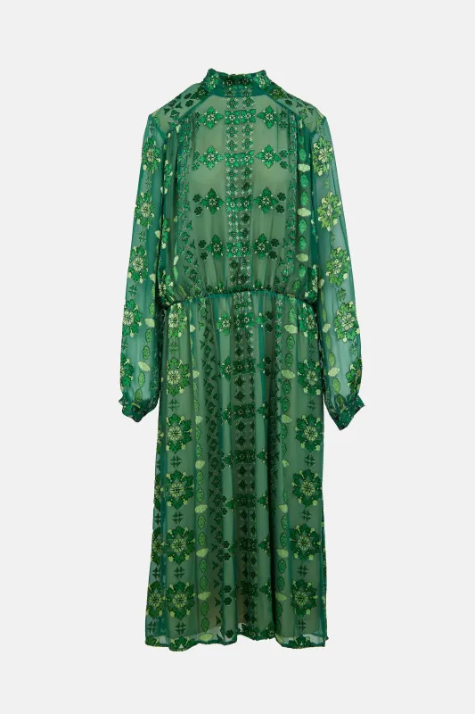 Printed Dress sold by VSP Consignment