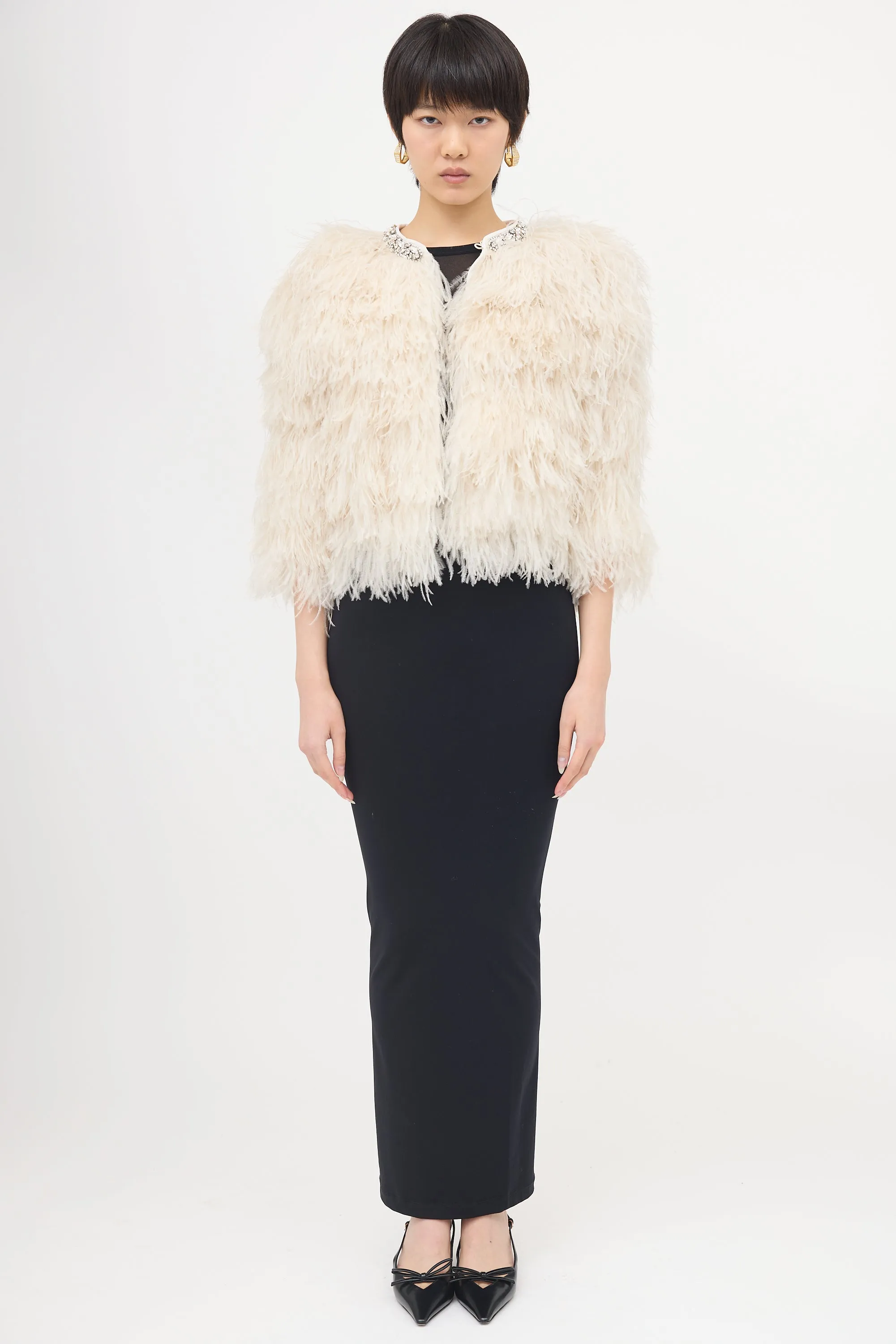 2017 Feather Jacket sold by VSP Consignment product image thumbnail 2