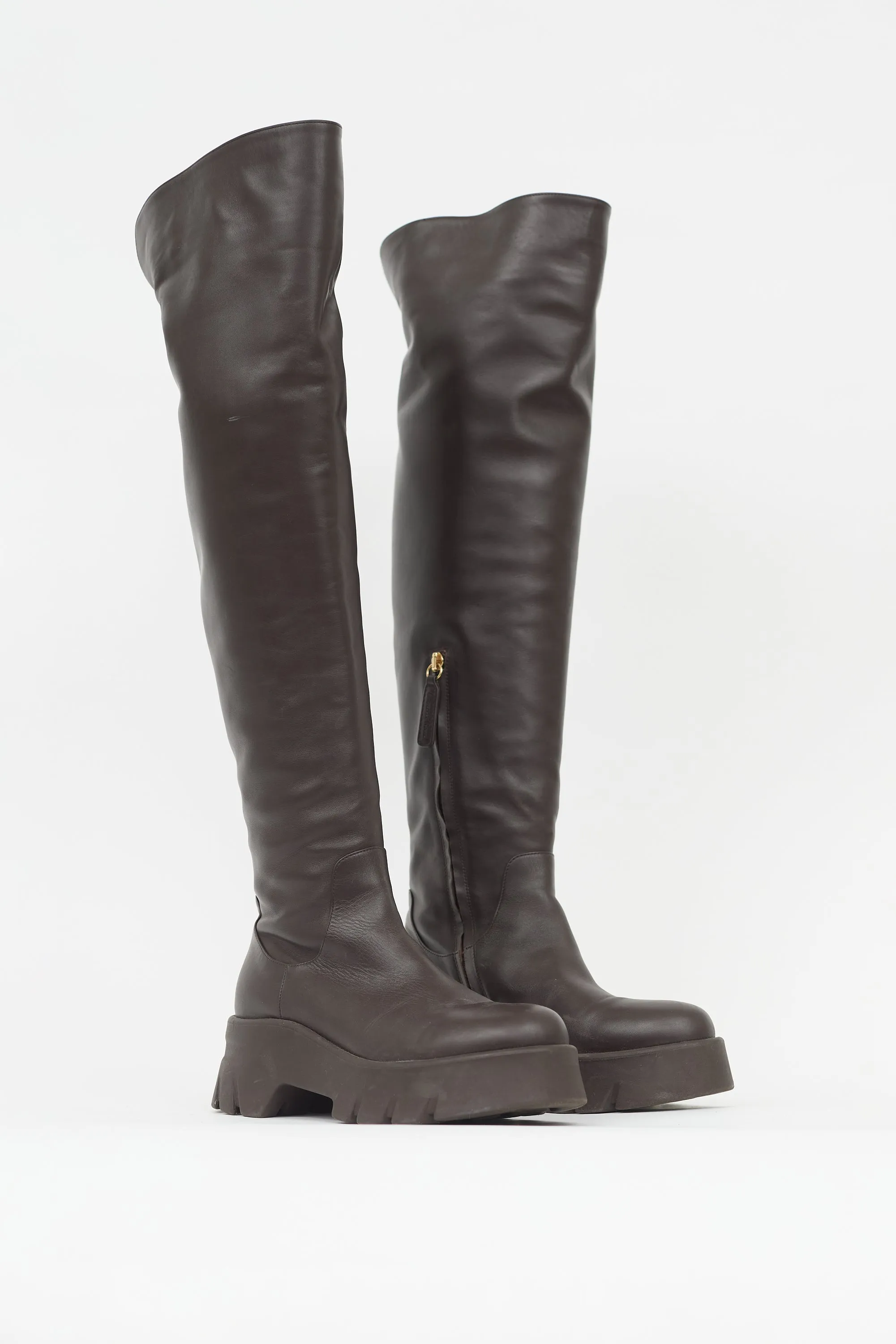 Leather Knee High Boot sold by VSP Consignment product image thumbnail 2