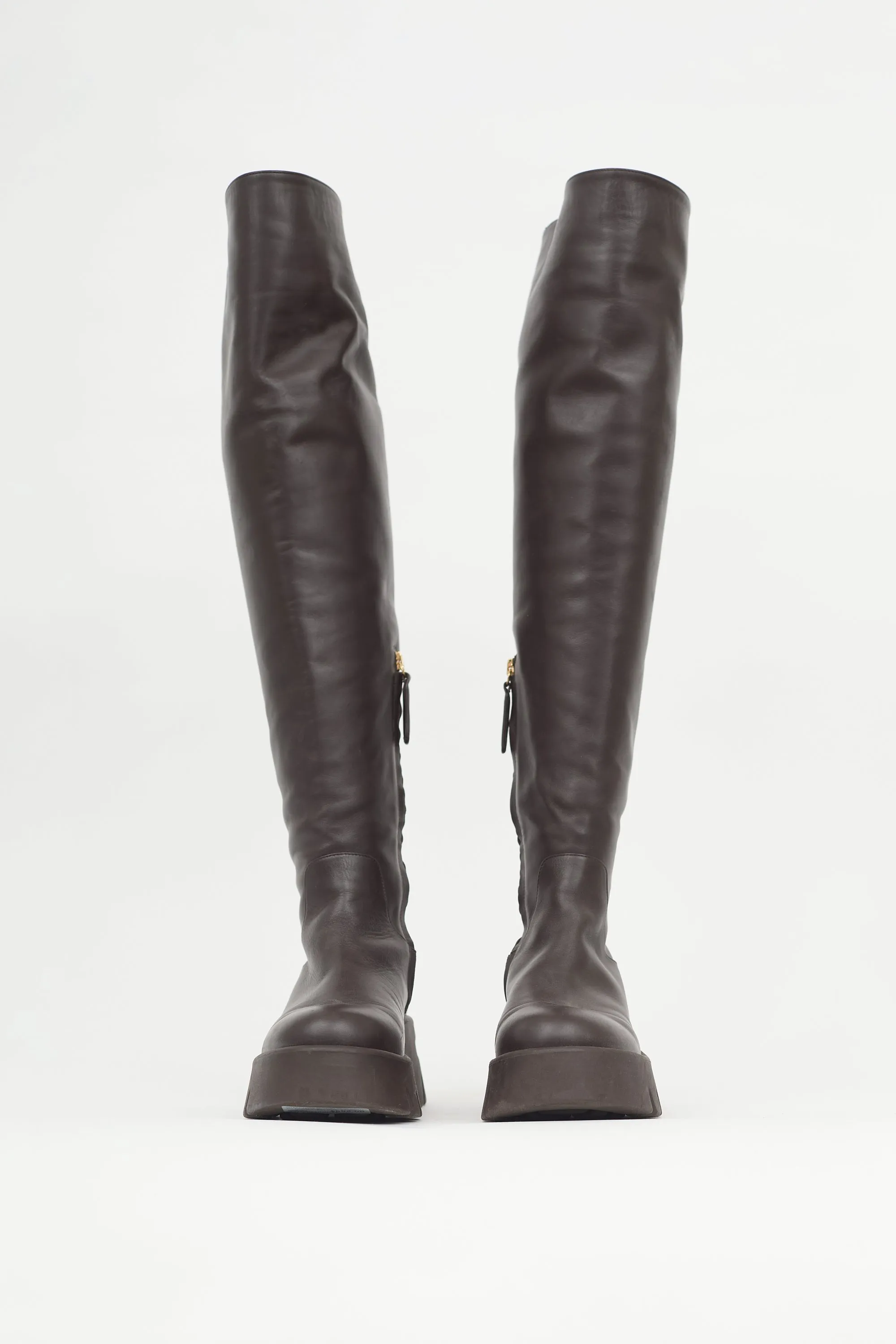 Leather Knee High Boot sold by VSP Consignment product image thumbnail 3
