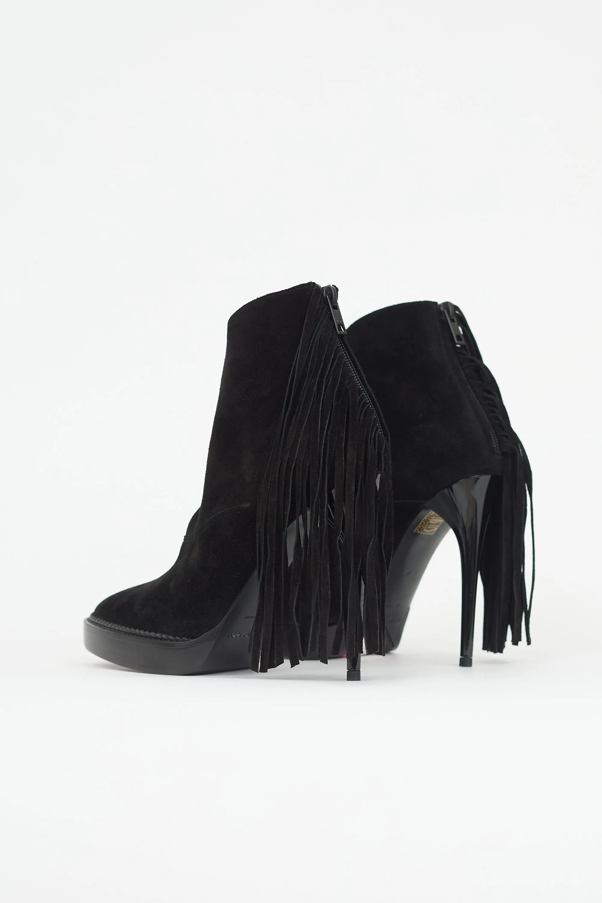 Suede Nadie Fringe Boot sold by VSP Consignment product image thumbnail 4
