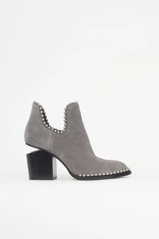 Suede Studded Gabi Boot sold by VSP Consignment