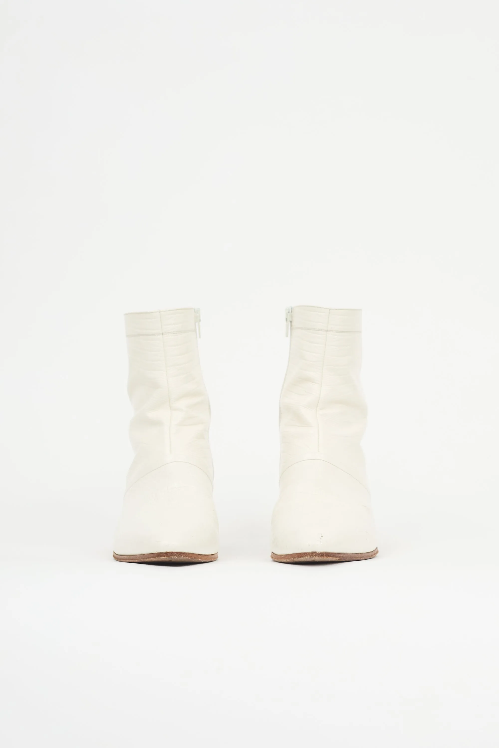 Embossed Leather Boot sold by VSP Consignment product image thumbnail 3