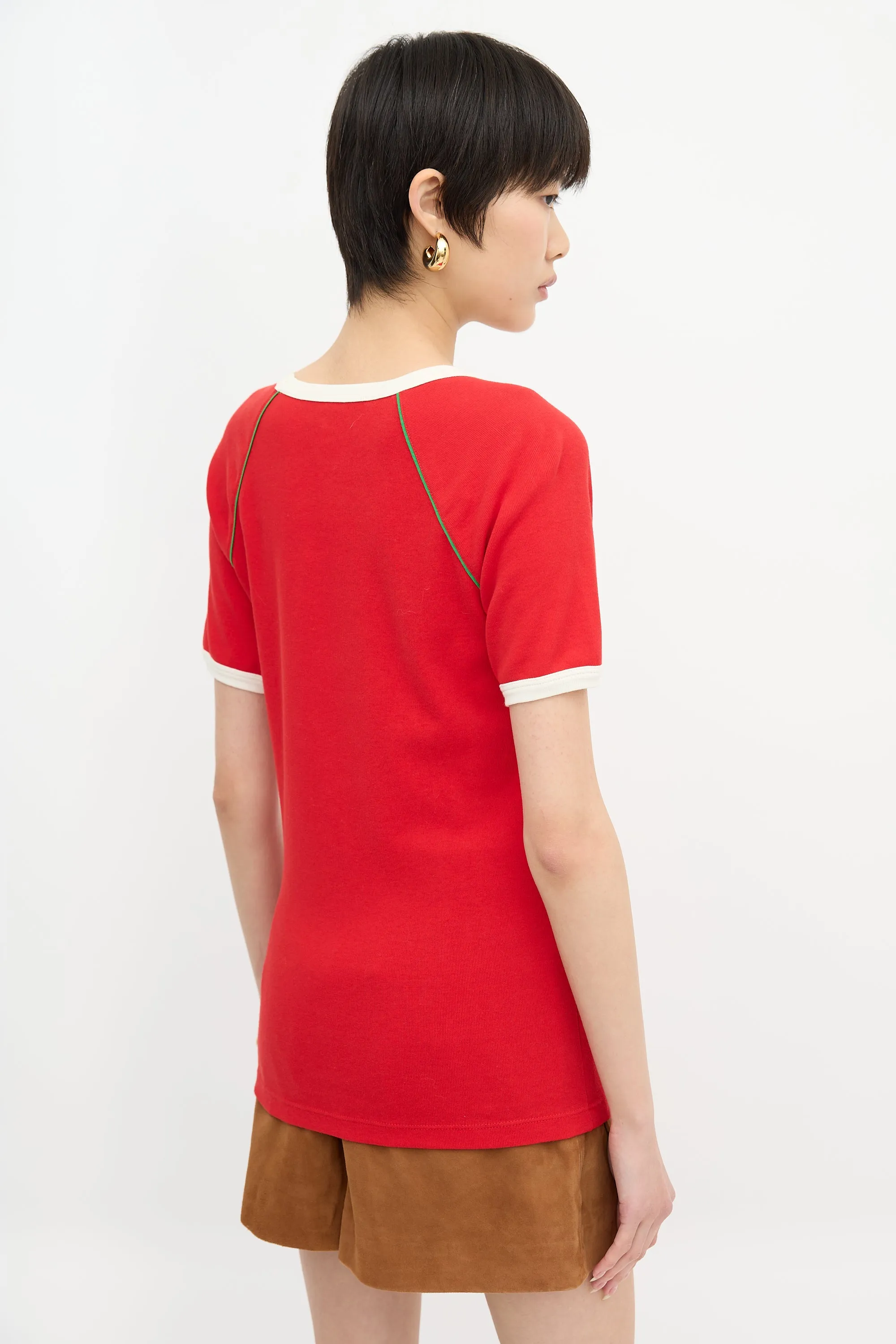 Sequin Logo T-Shirt sold by VSP Consignment product image thumbnail 4