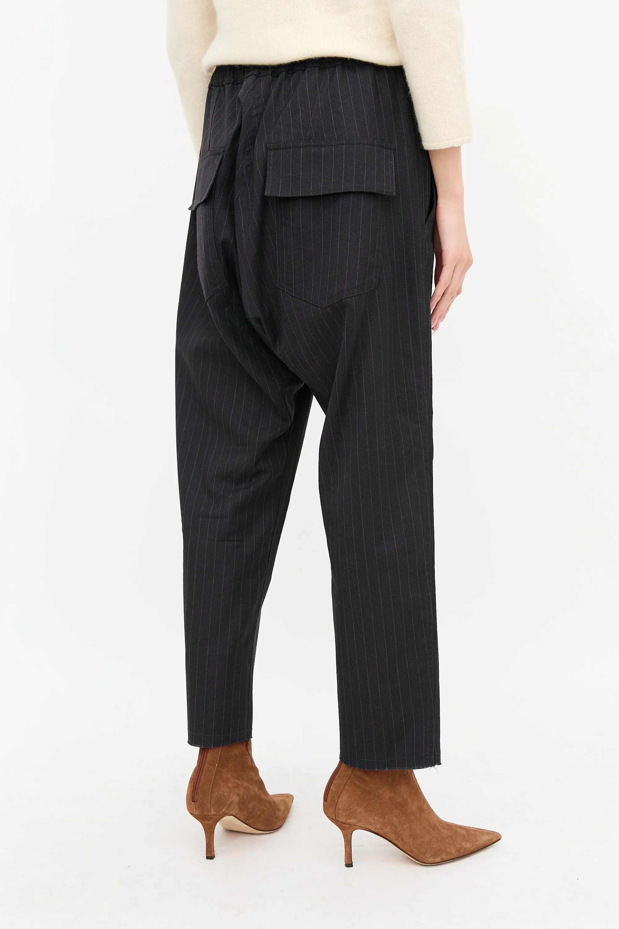Pinstripe Tapered Trouser sold by VSP Consignment product image thumbnail 4