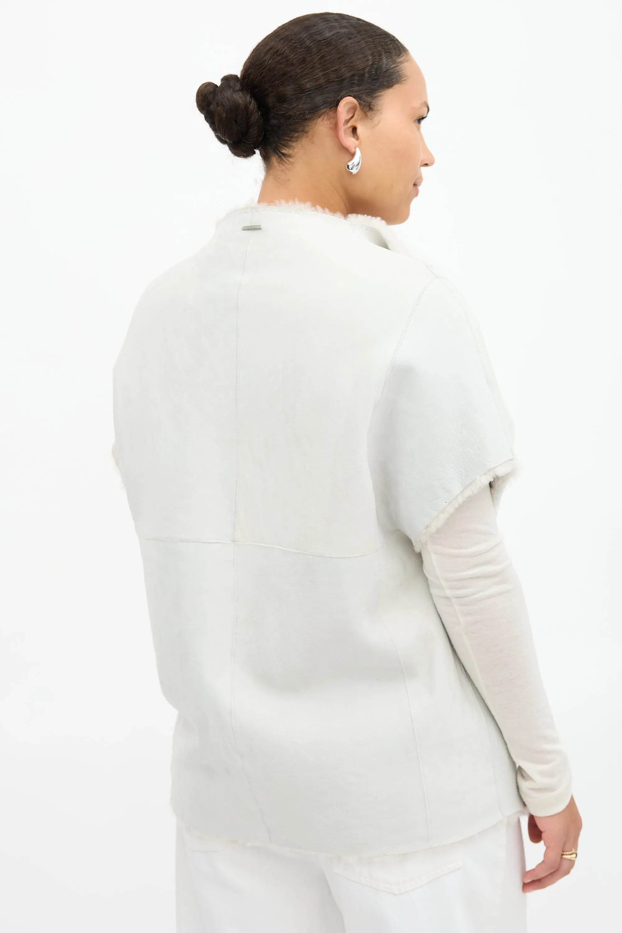 Suede & Shearling Jacket sold by VSP Consignment product image thumbnail 4