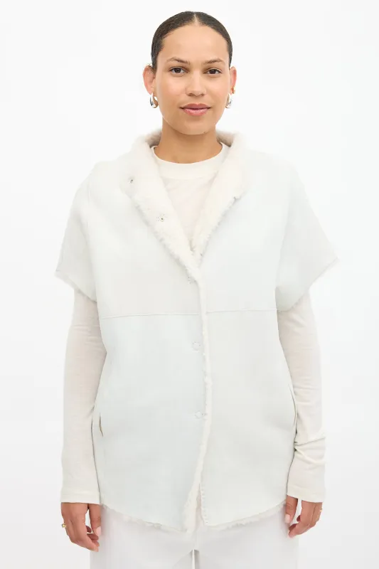 Suede & Shearling Jacket made by Fabiana Filippi