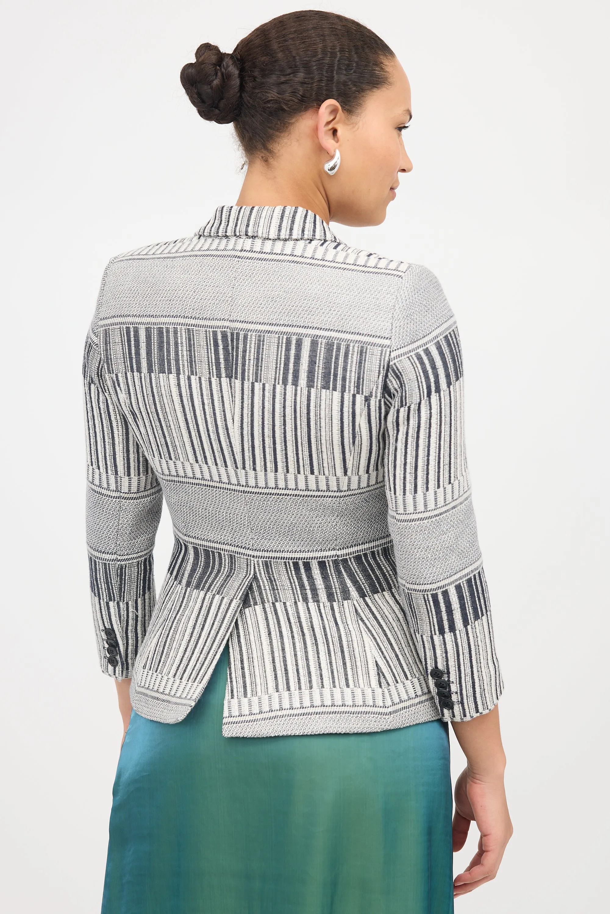 Woven 90's Shrunken Blazer sold by VSP Consignment product image thumbnail 4