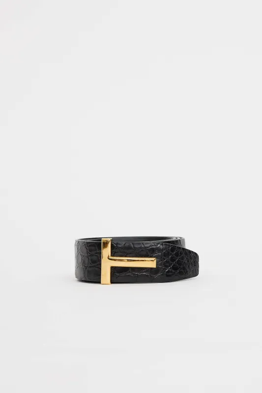 Reversible T Icon Belt sold by VSP Consignment