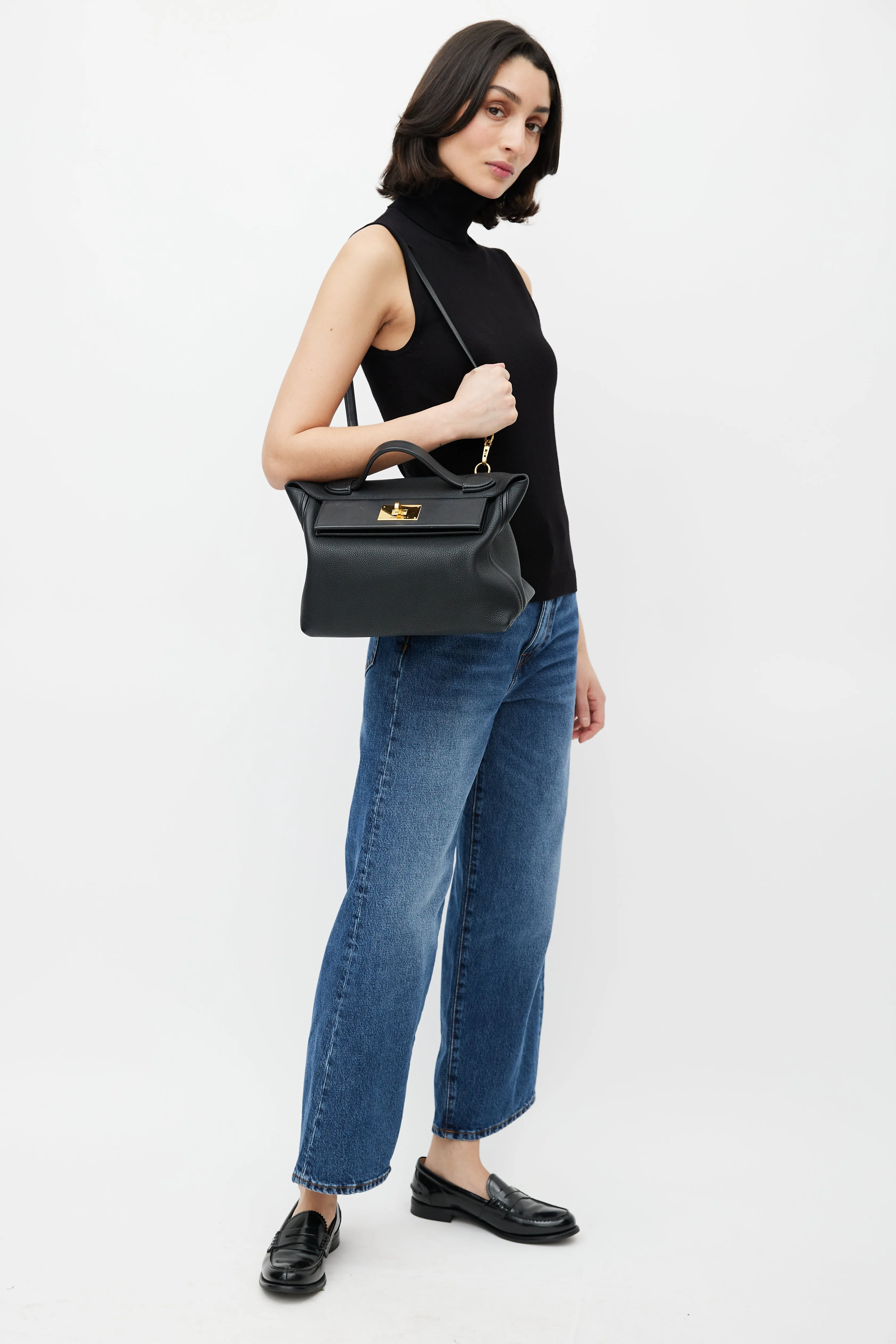 2018 Black Maurice & Swift Leather 24/24 Bag sold by VSP Consignment product image thumbnail 5