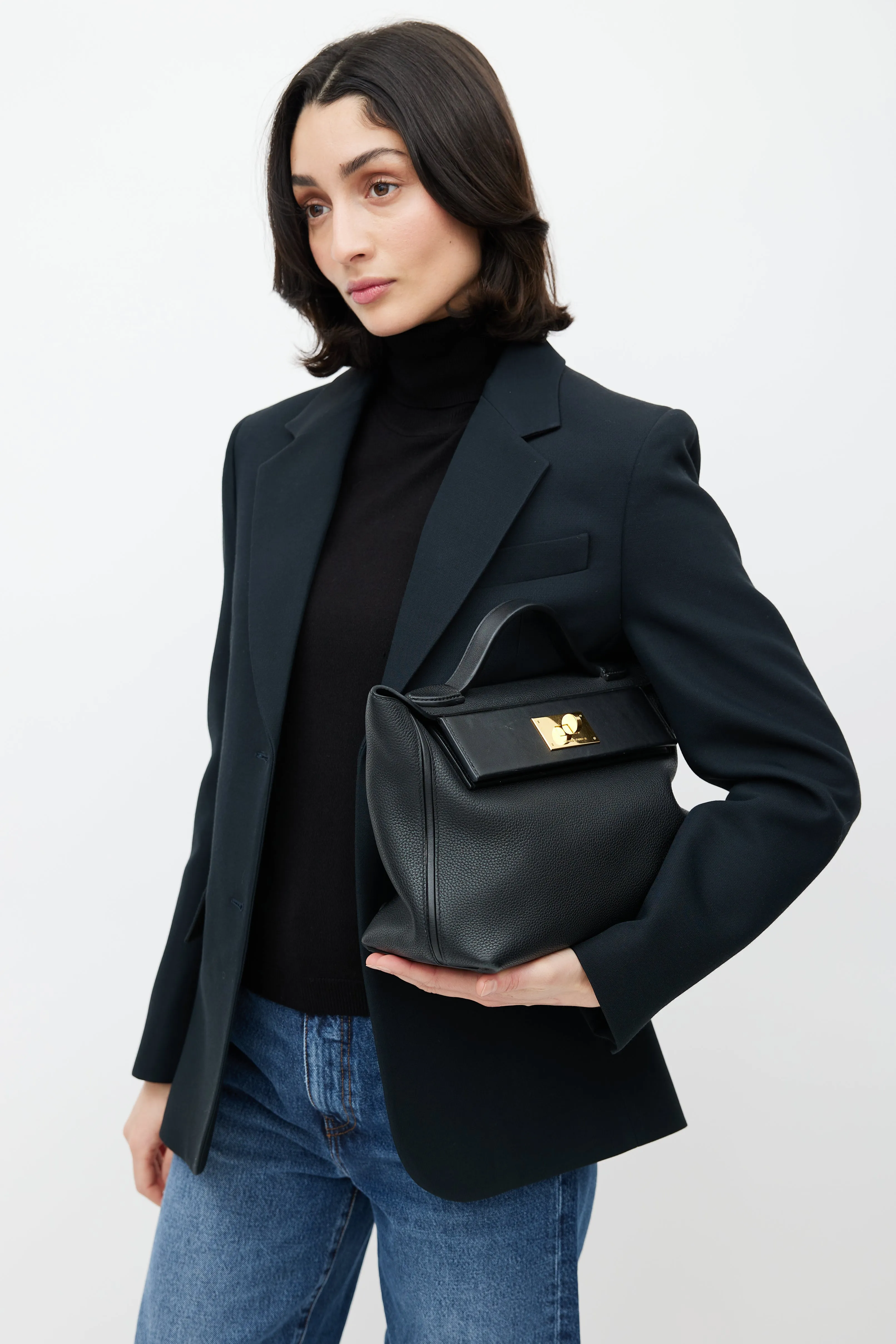 2018 Black Maurice & Swift Leather 24/24 Bag sold by VSP Consignment