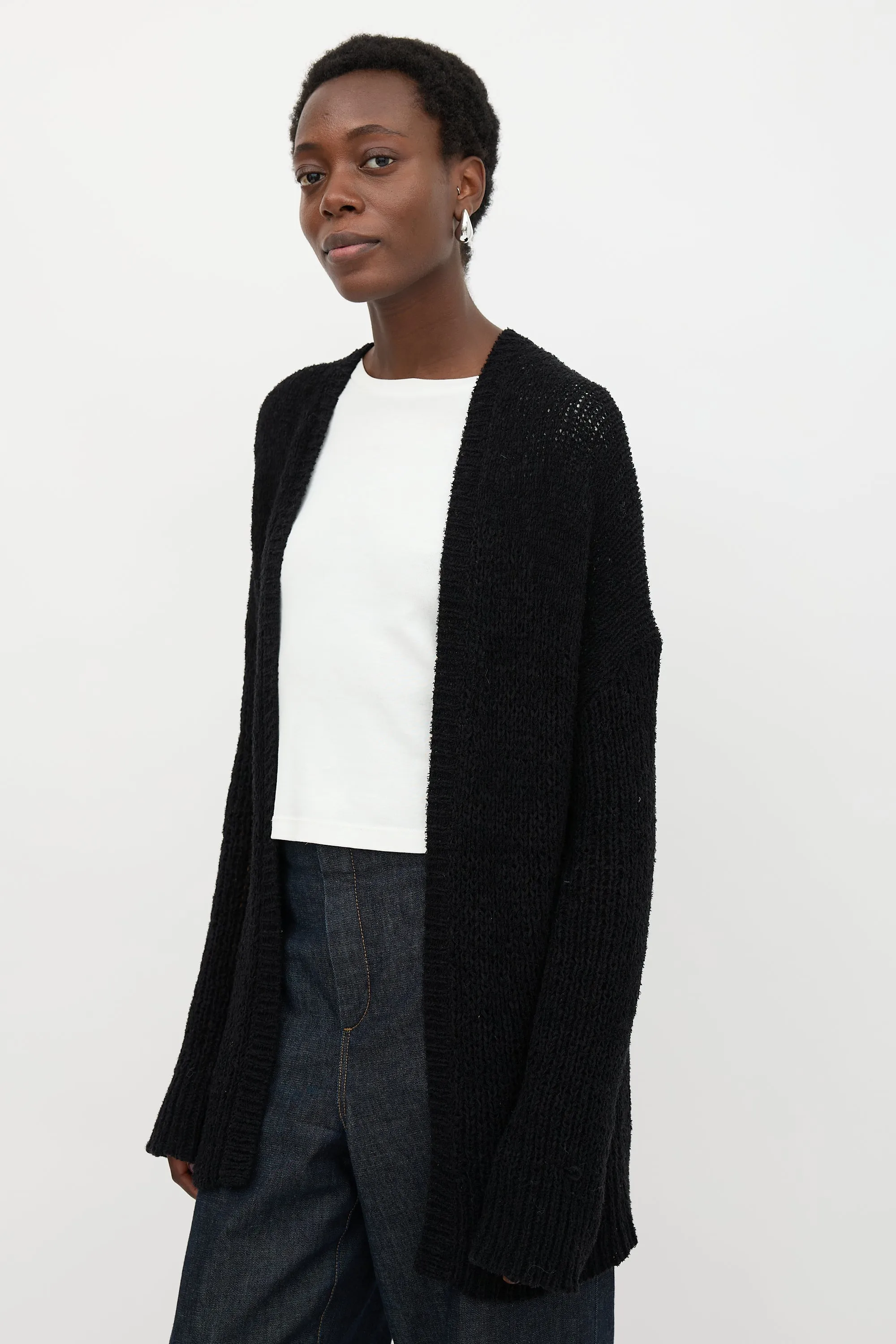 Loose Knit Cardigan sold by VSP Consignment product image thumbnail 3