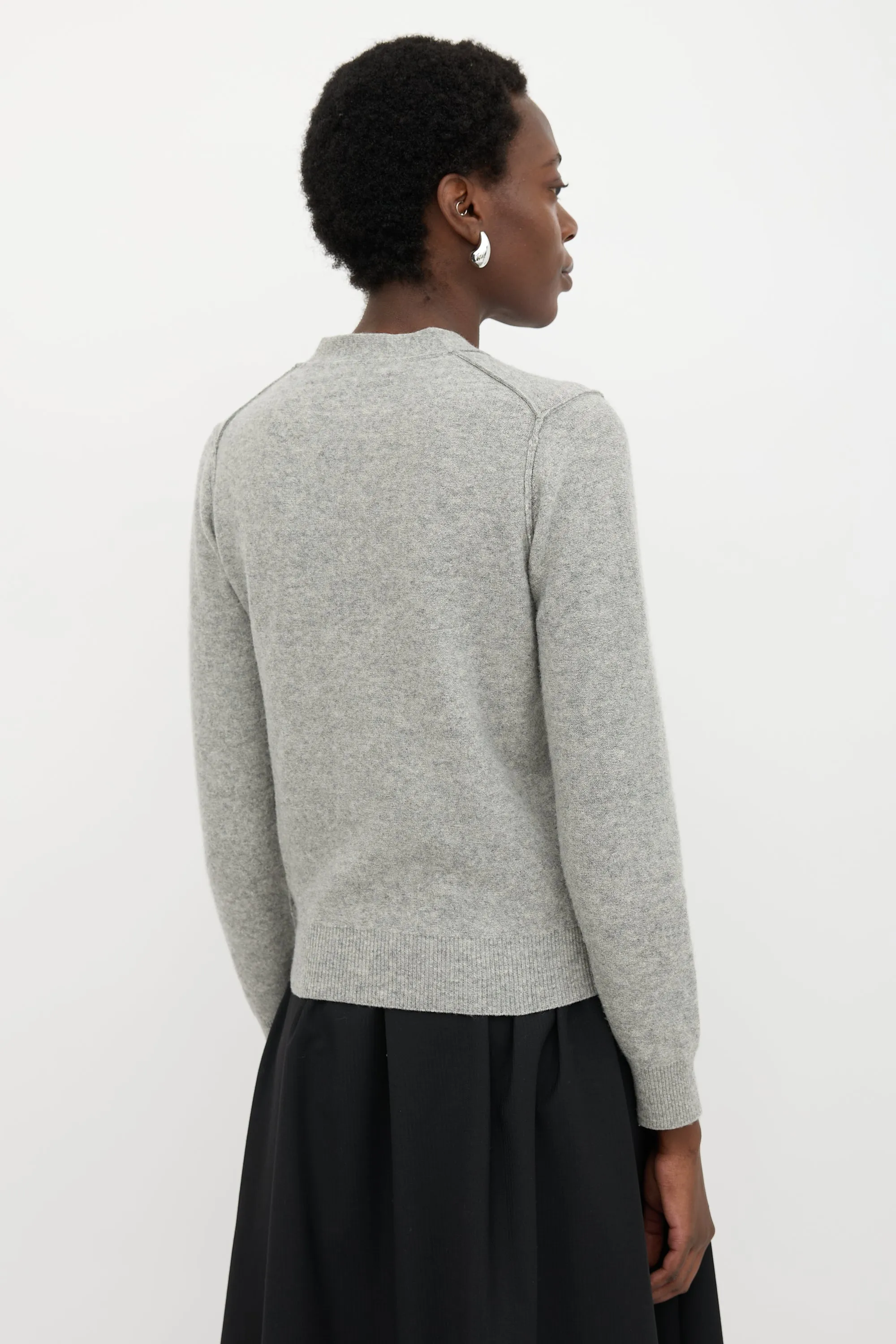 Wool Inverted Cardigan sold by VSP Consignment product image thumbnail 4