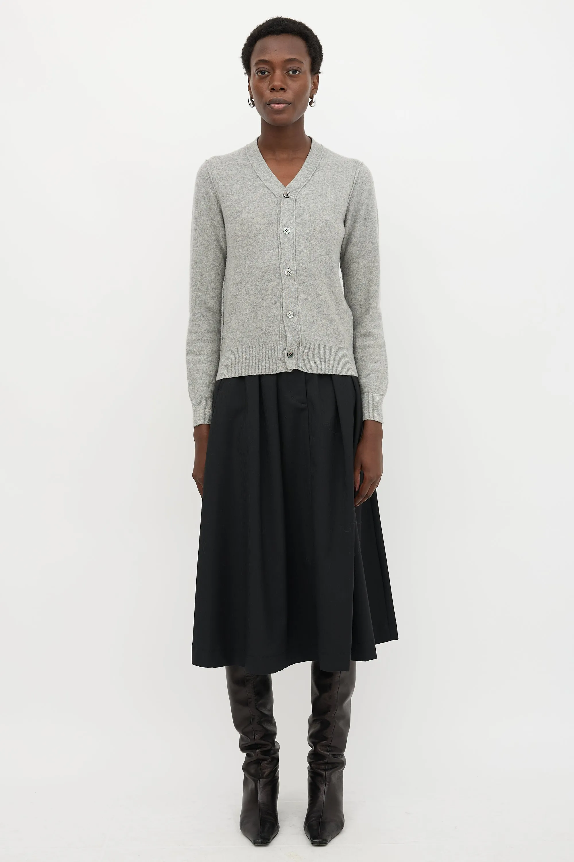 Wool Inverted Cardigan sold by VSP Consignment product image thumbnail 2